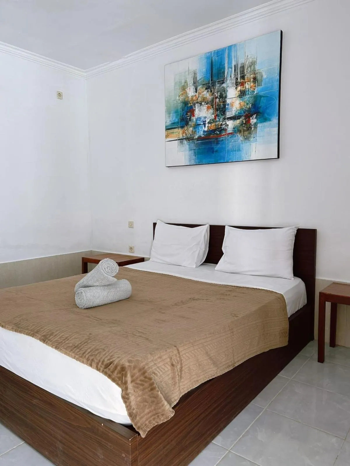 Bed in Sayang Bungalows