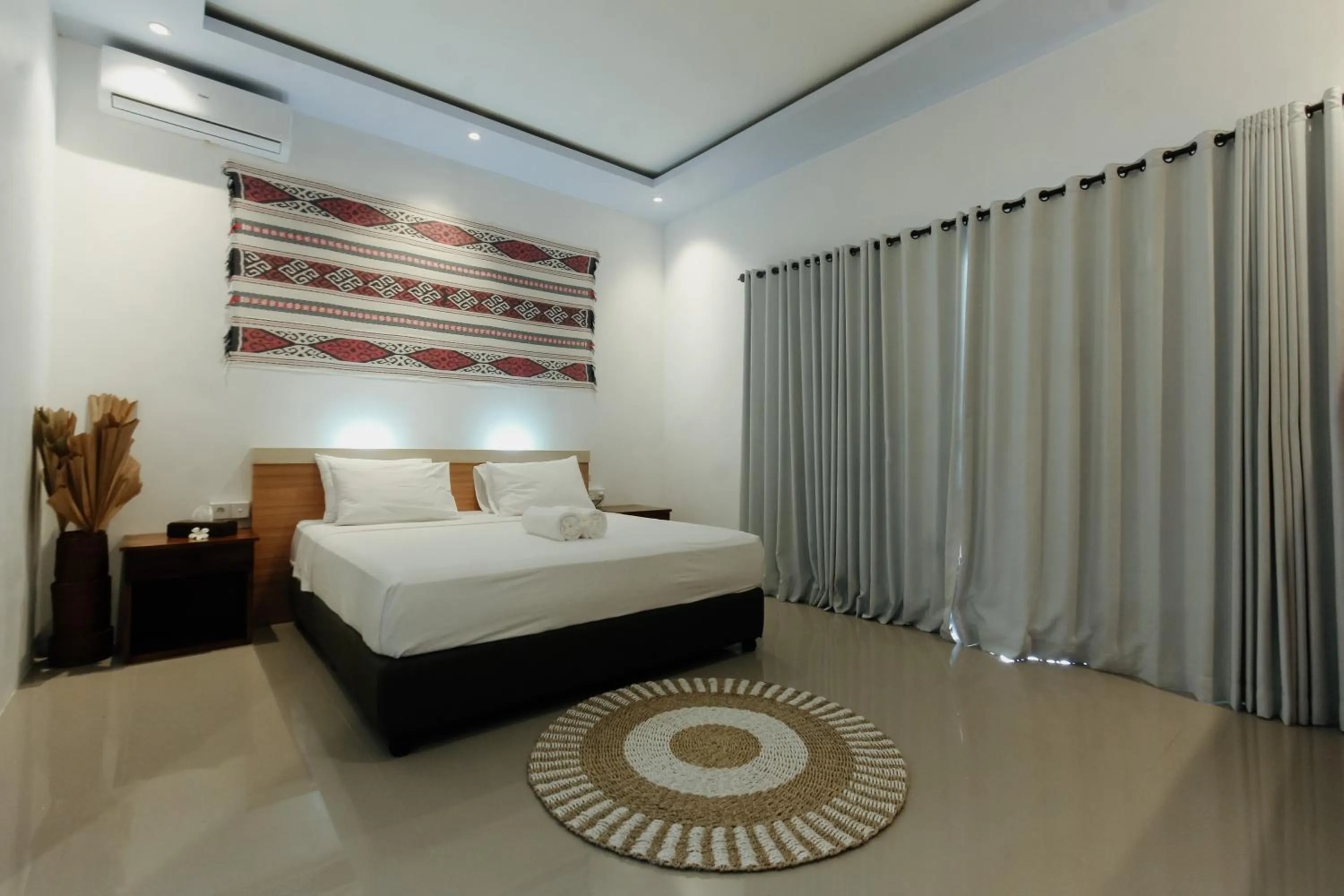 Bathroom, Bed in Sayang Bungalows