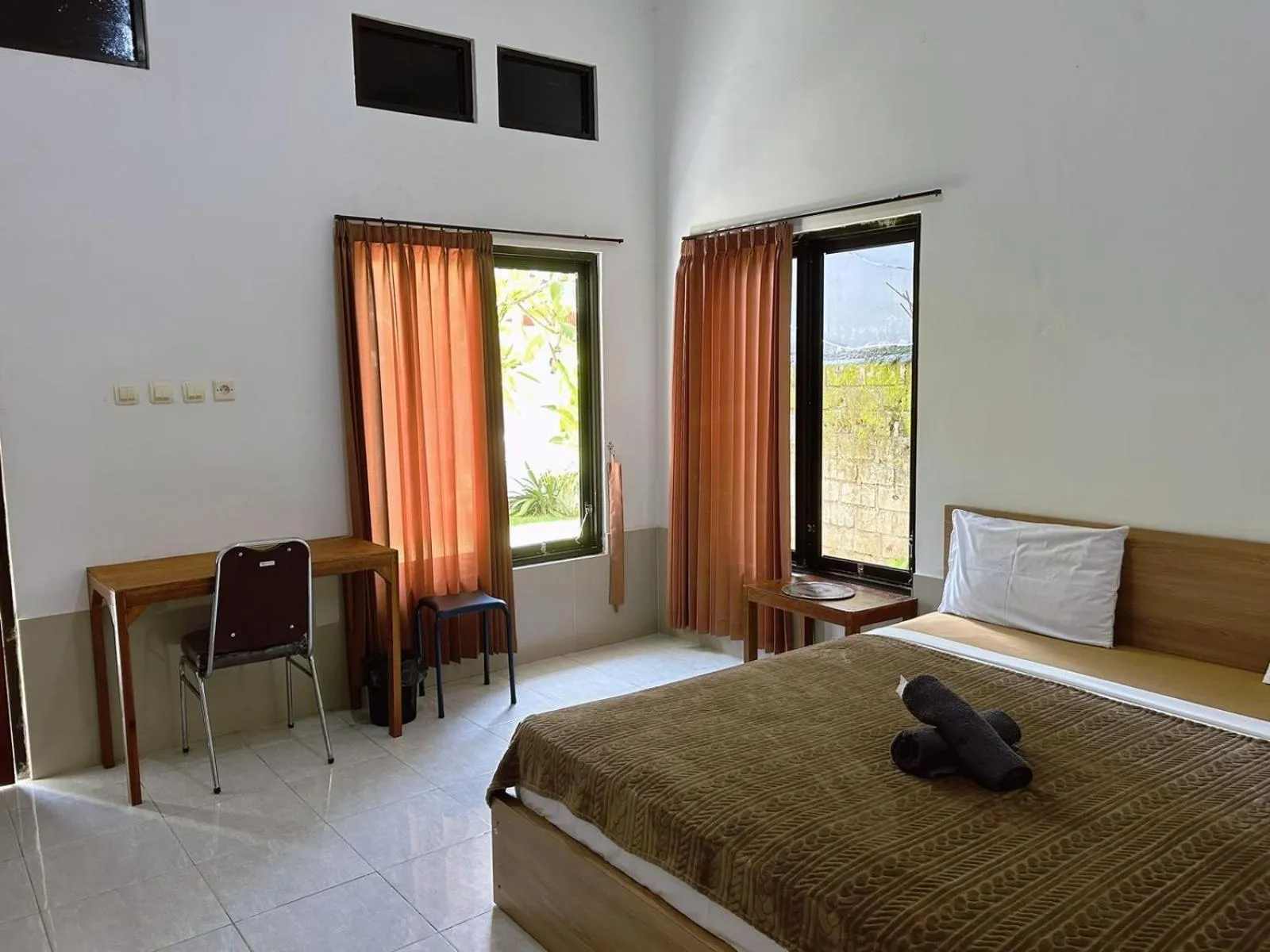 Bed in Sayang Bungalows