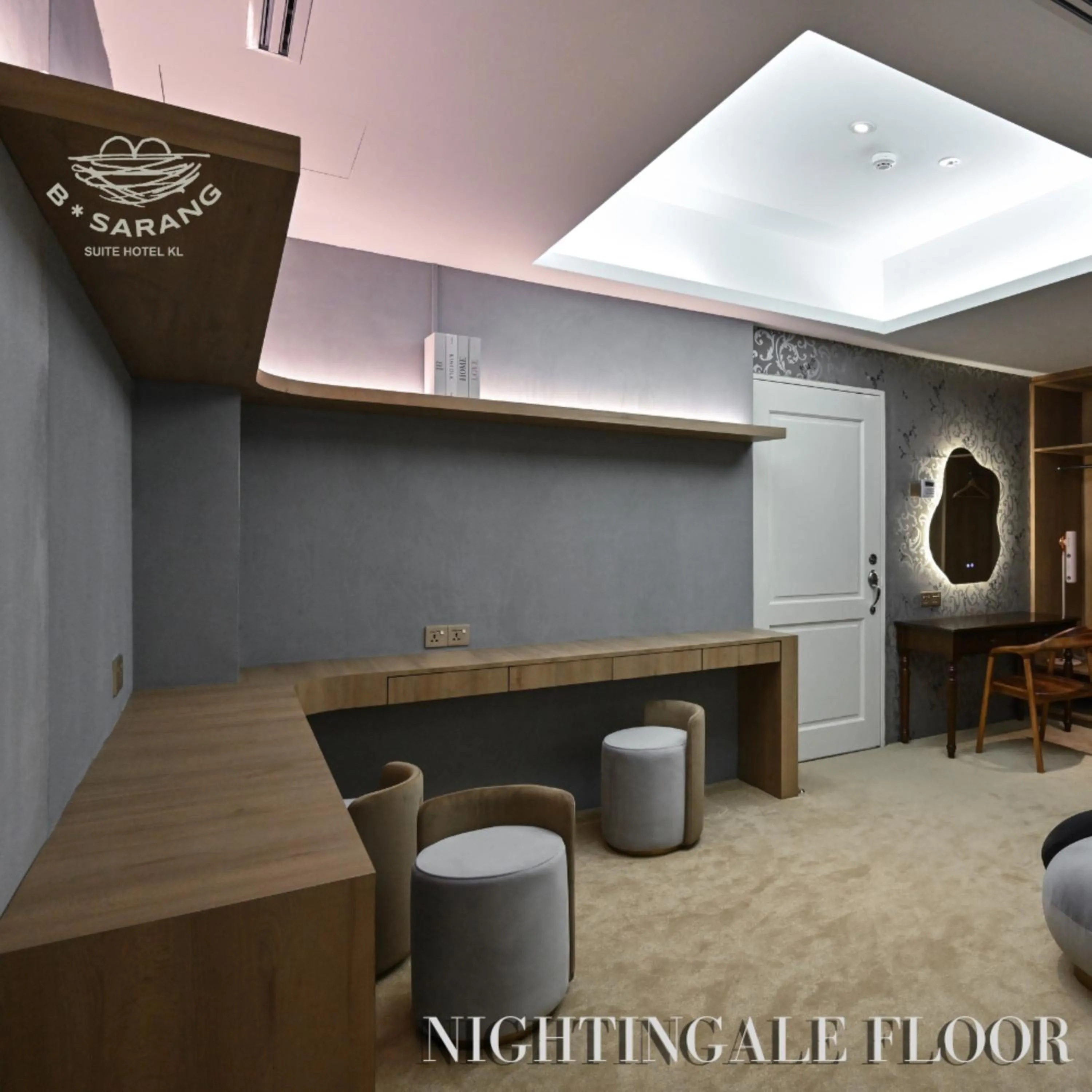 Seating area in B Sarang Suite Hotel Kuala Lumpur