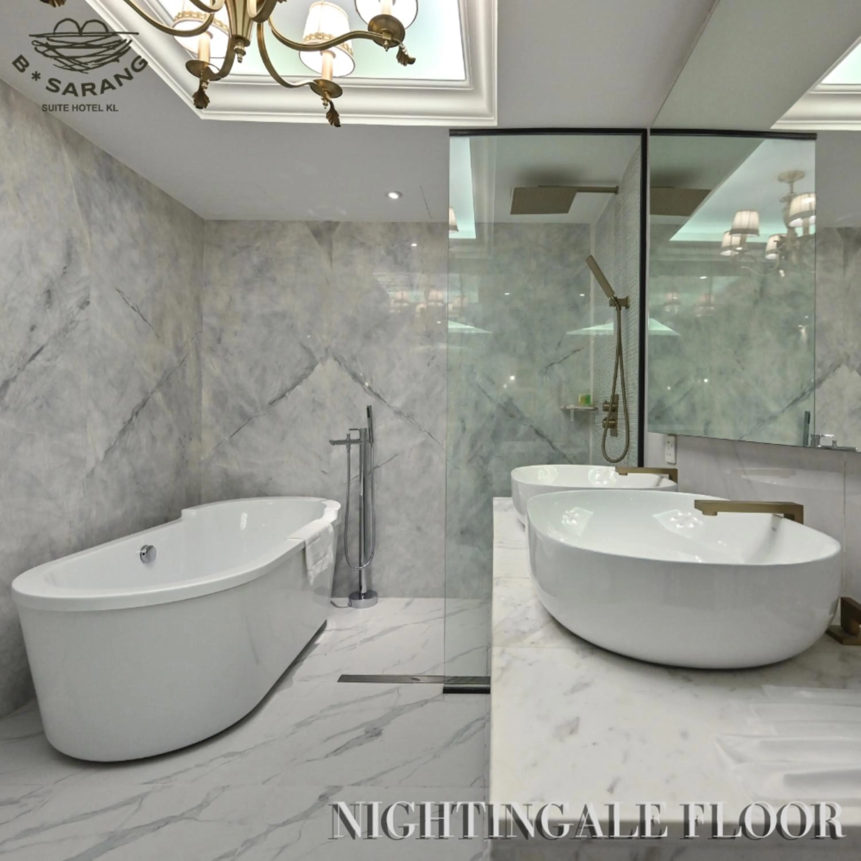 Shower in B Sarang Suite Hotel Kuala Lumpur