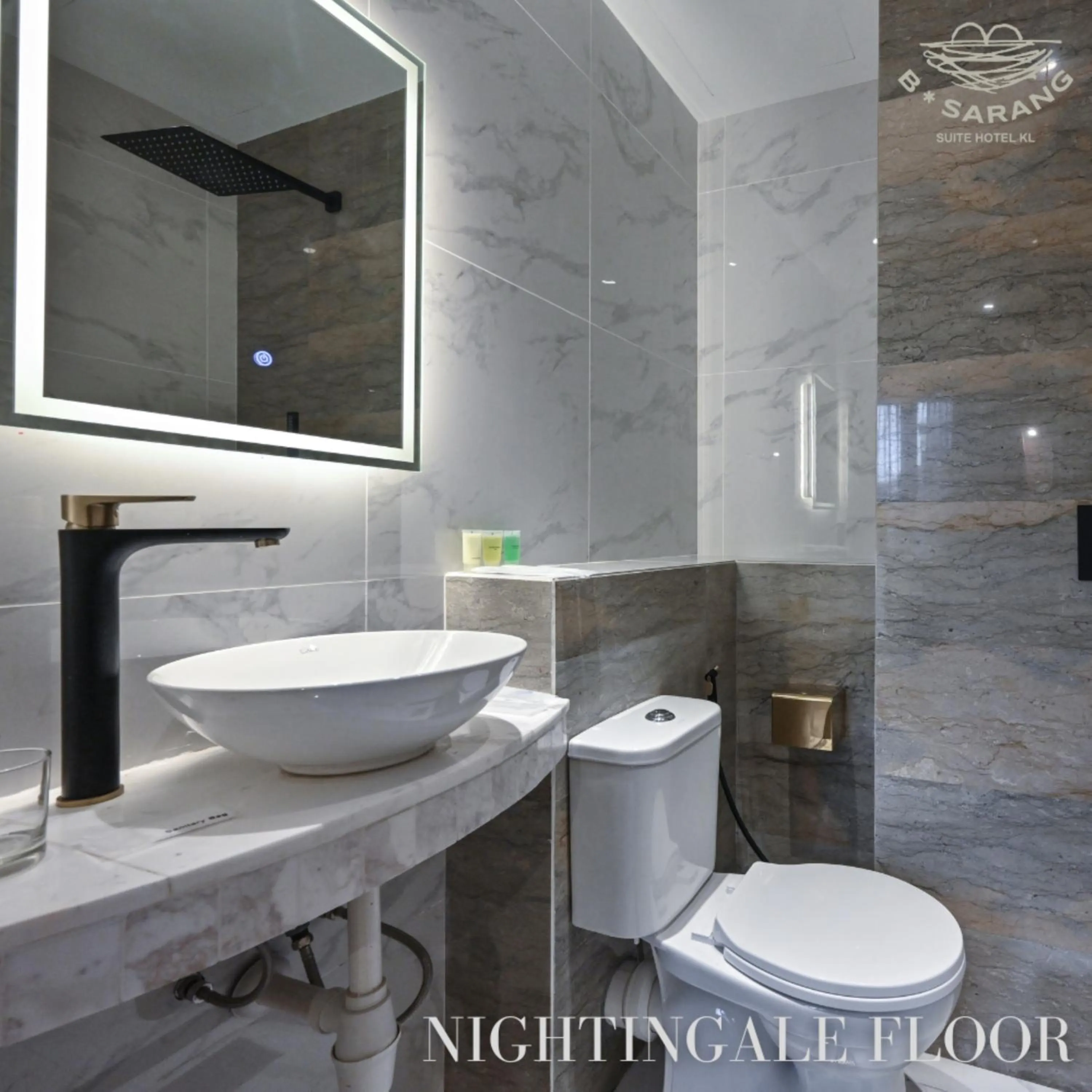 Toilet in B Sarang Suite Hotel Kuala Lumpur
