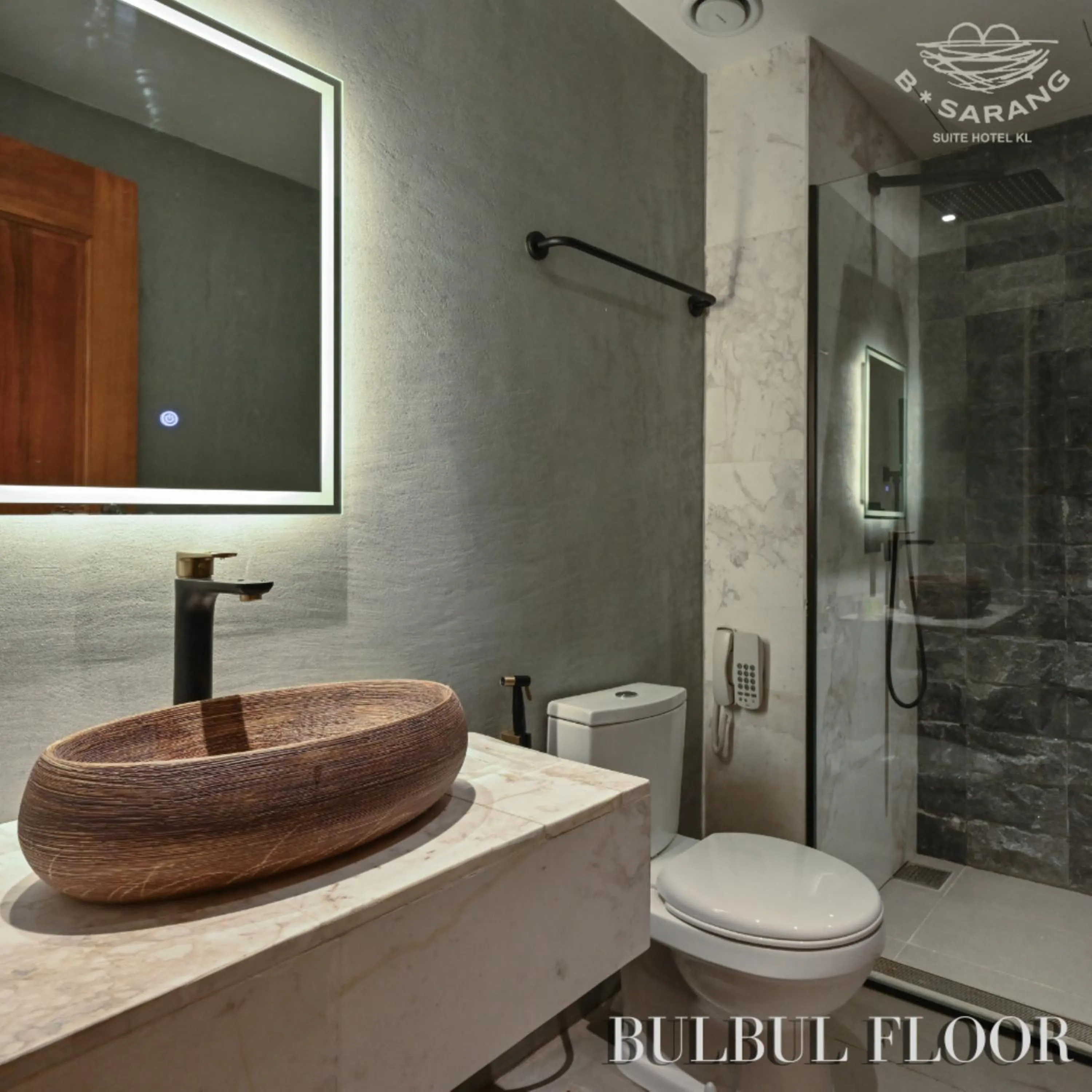 Shower in B Sarang Suite Hotel Kuala Lumpur