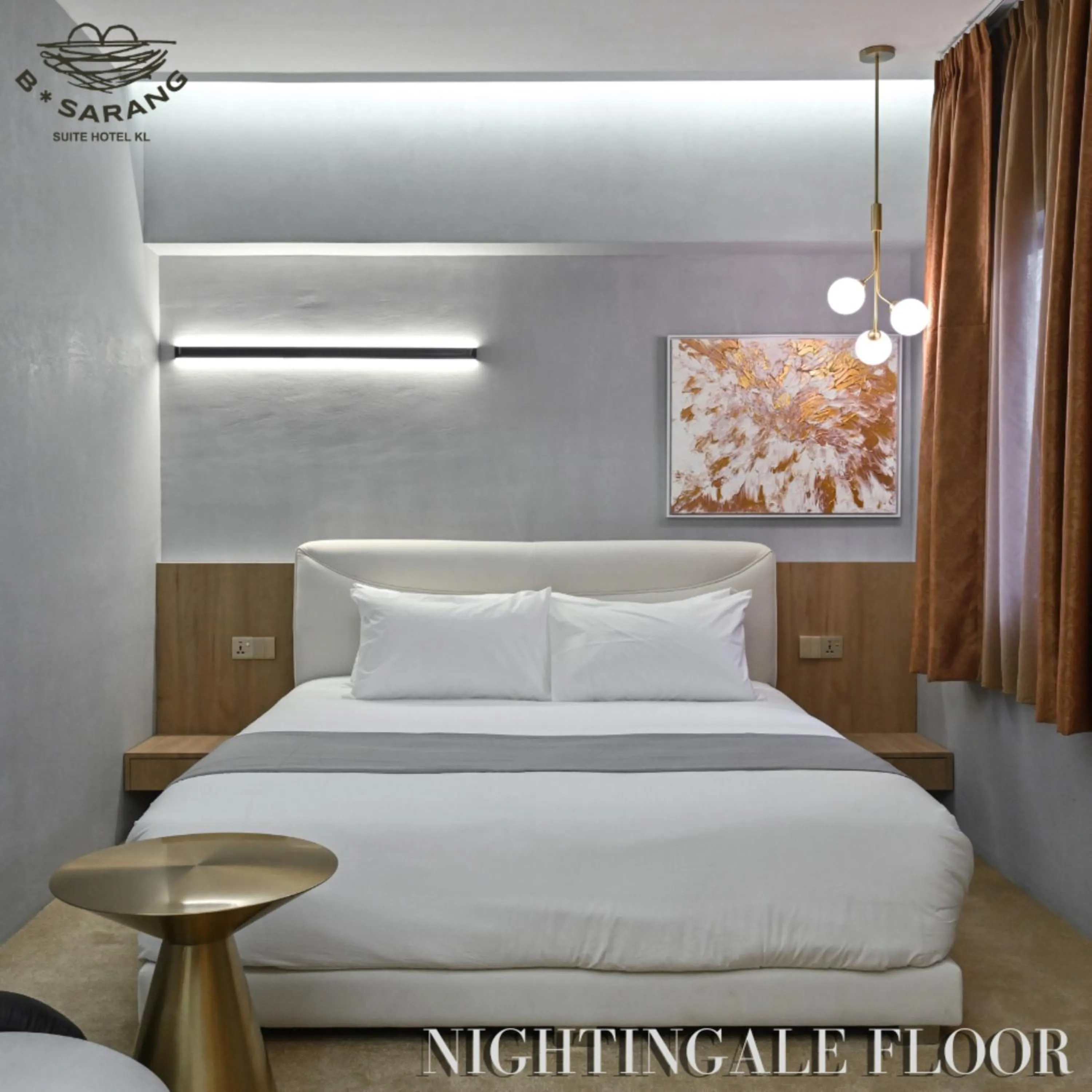 Bed in B Sarang Suite Hotel Kuala Lumpur
