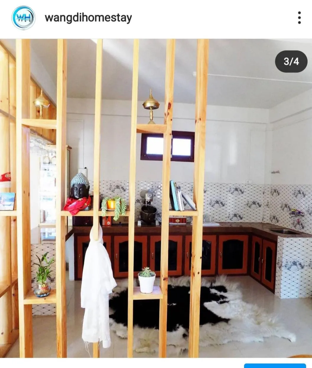 Kitchen or kitchenette in Wangdi Residency