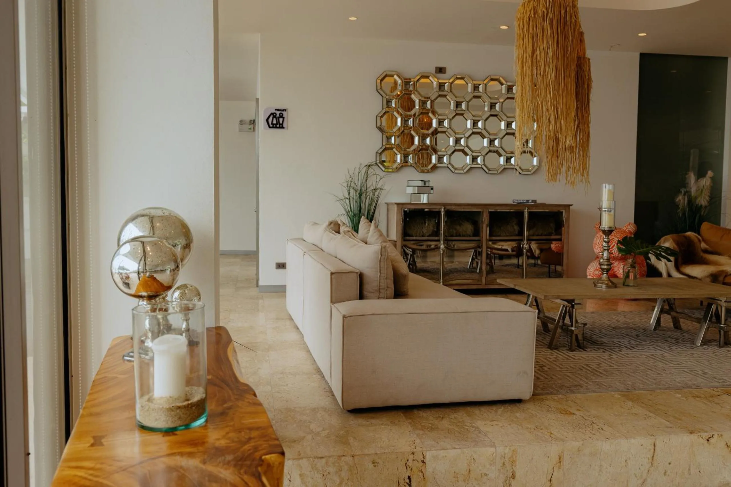 Seating area in Elite Atoll Beachfront Hotel