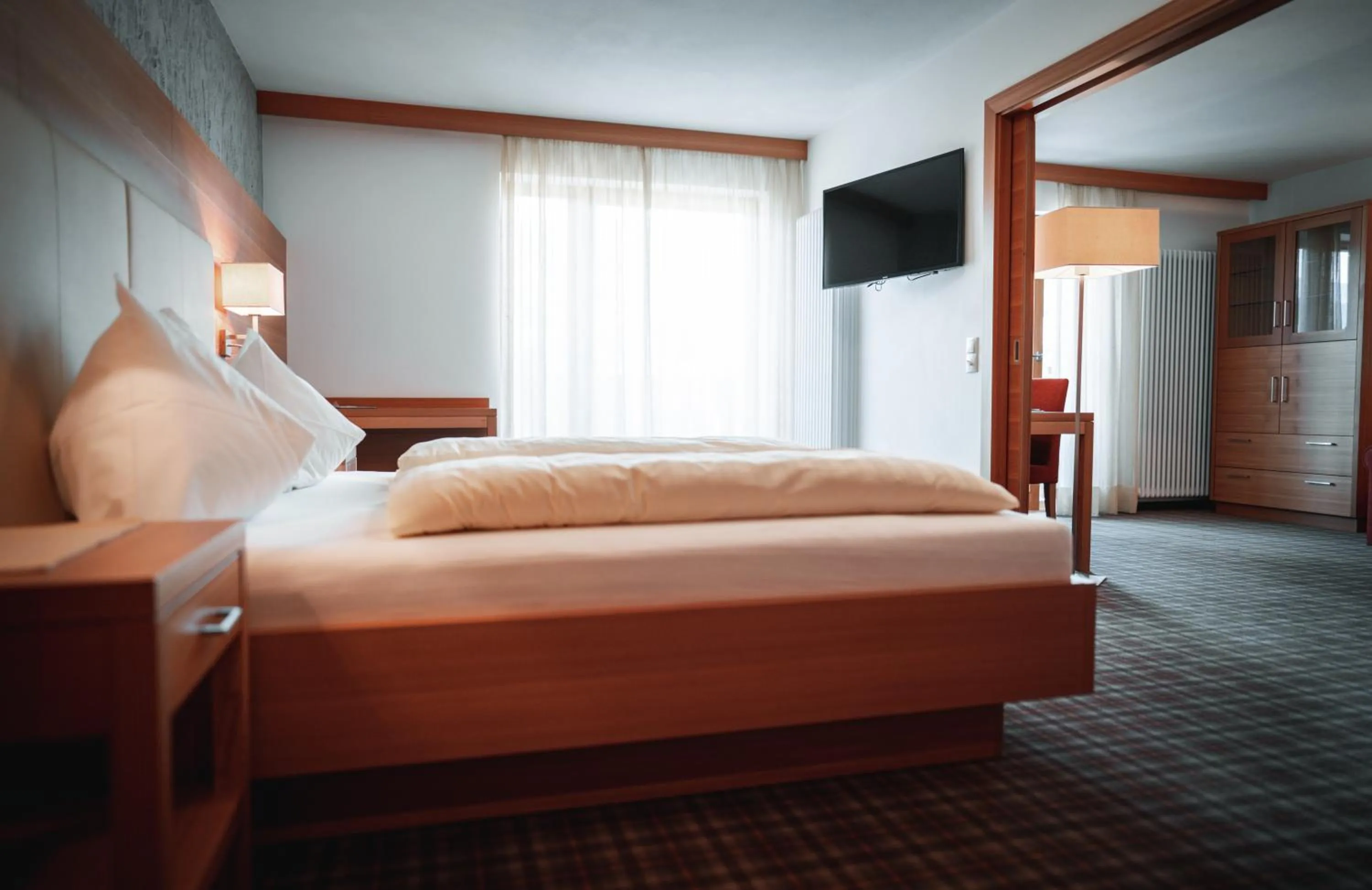 Bed in Hotel Sonnenhof