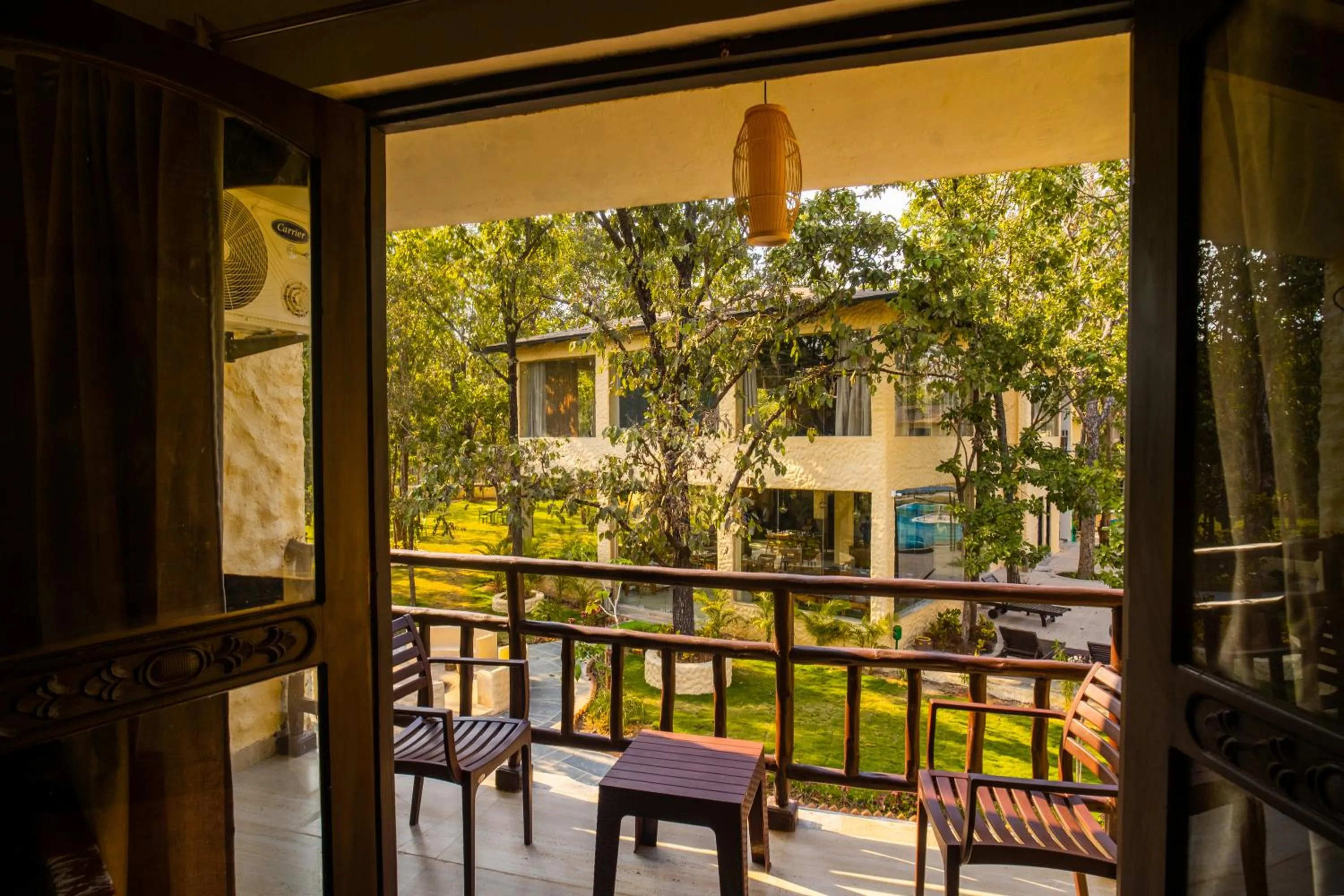 Balcony/Terrace in Citrus Prime Kanha Resort and Villas