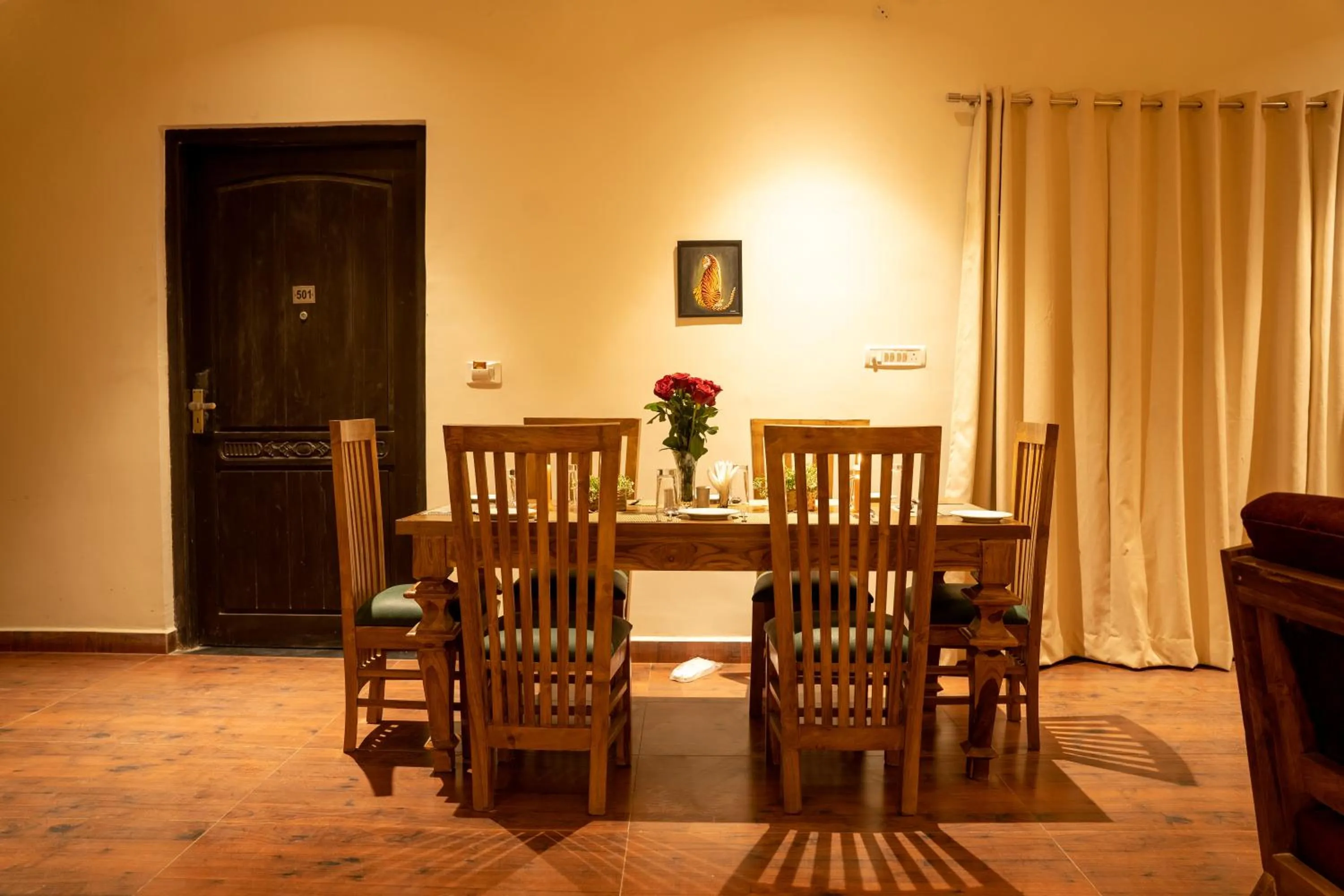 Dining area in Citrus Prime Kanha Resort and Villas