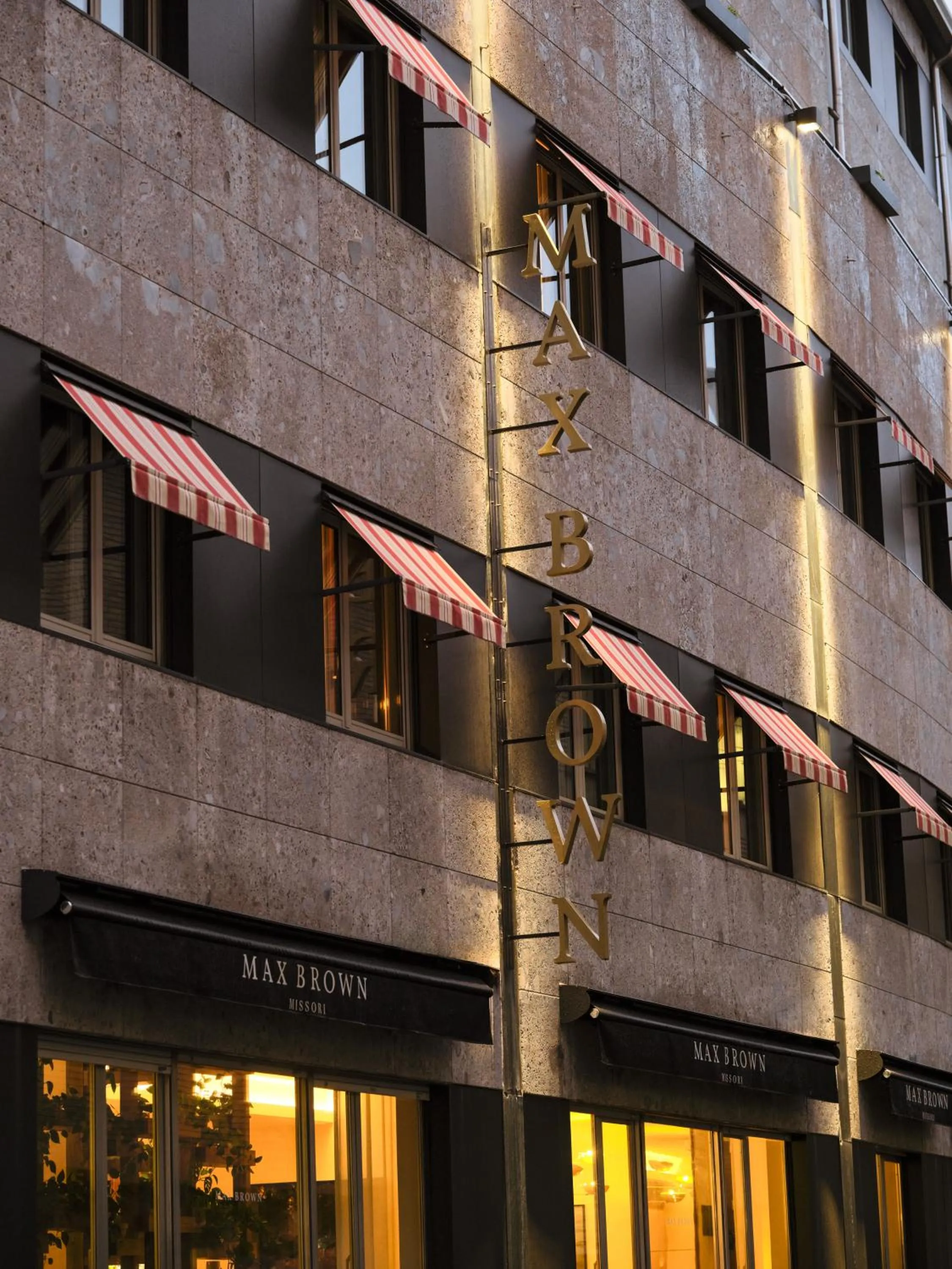 Property building in Max Brown Hotel Missori, part of Sircle Collection