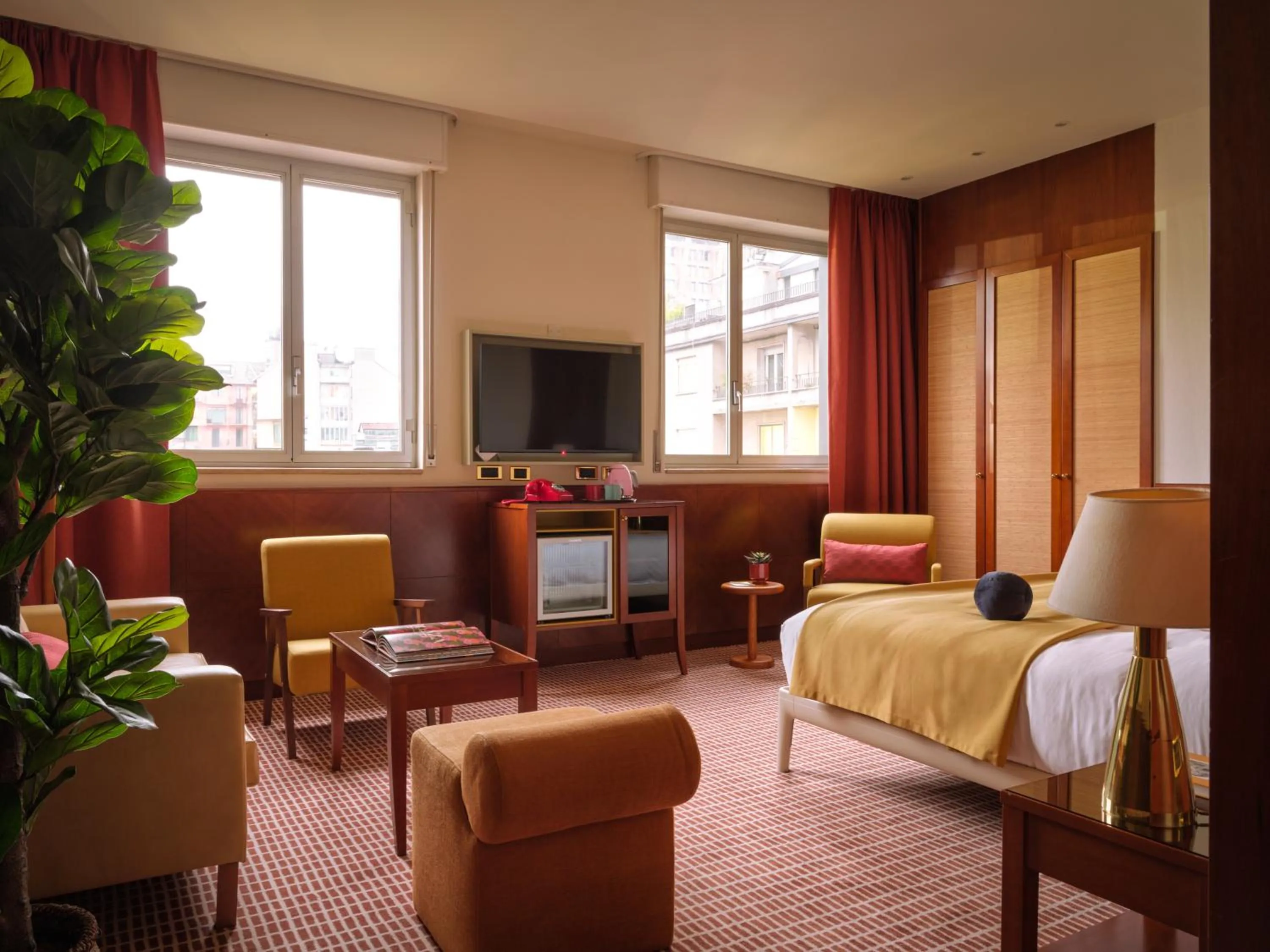 Bedroom in Max Brown Hotel Missori, part of Sircle Collection