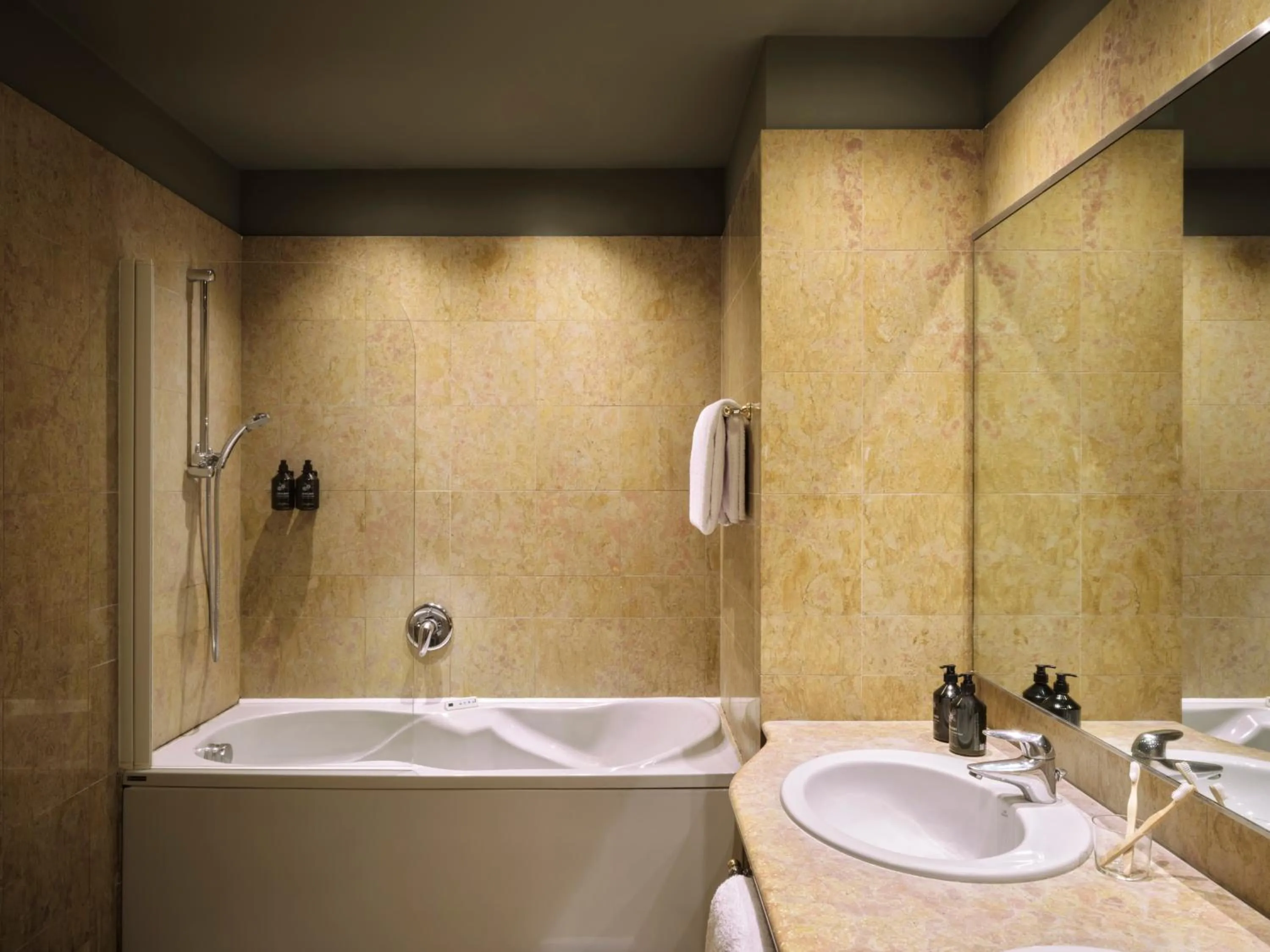 Bathroom in Max Brown Hotel Missori, part of Sircle Collection