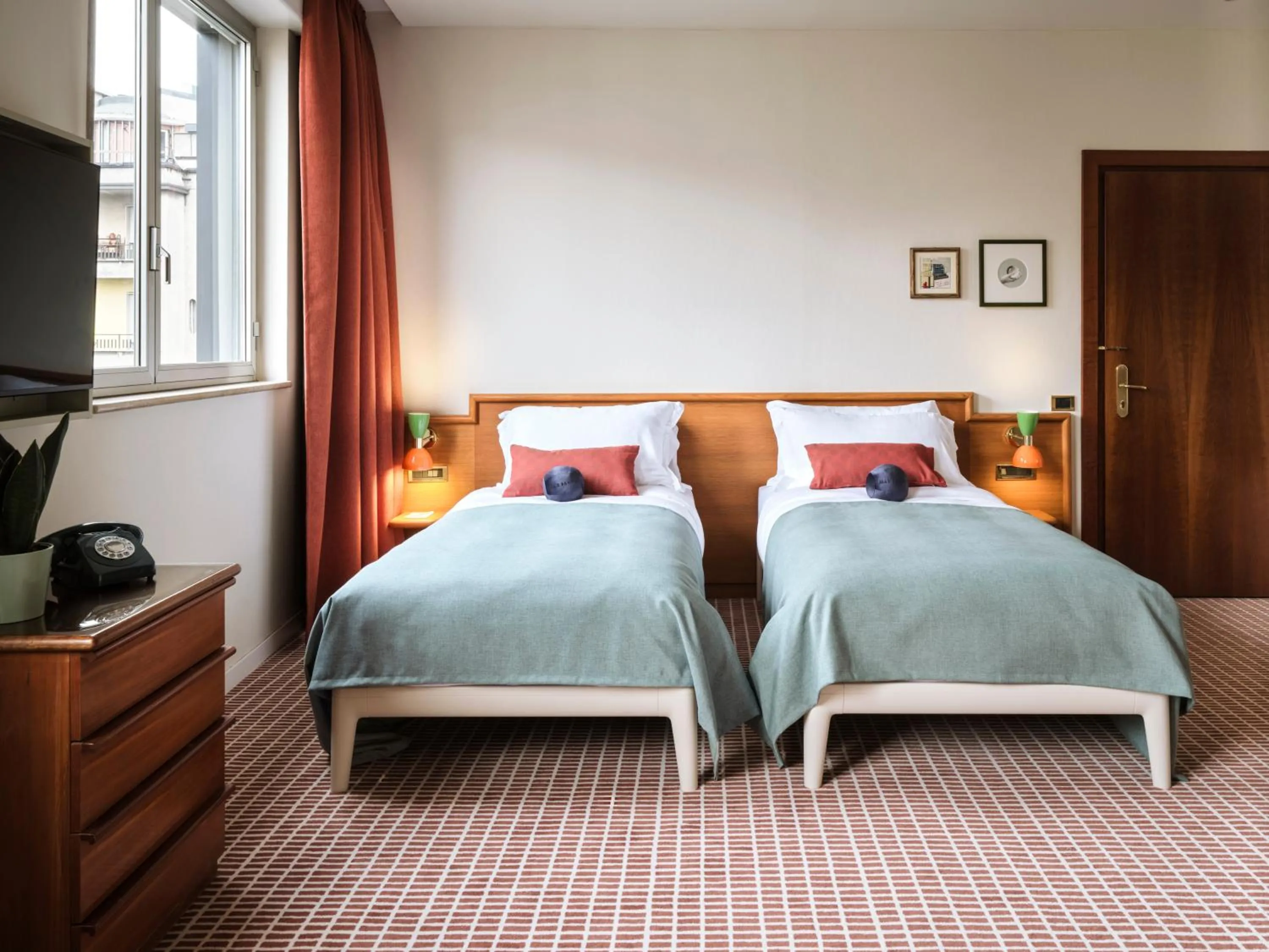 Bedroom, Bed in Max Brown Hotel Missori, part of Sircle Collection