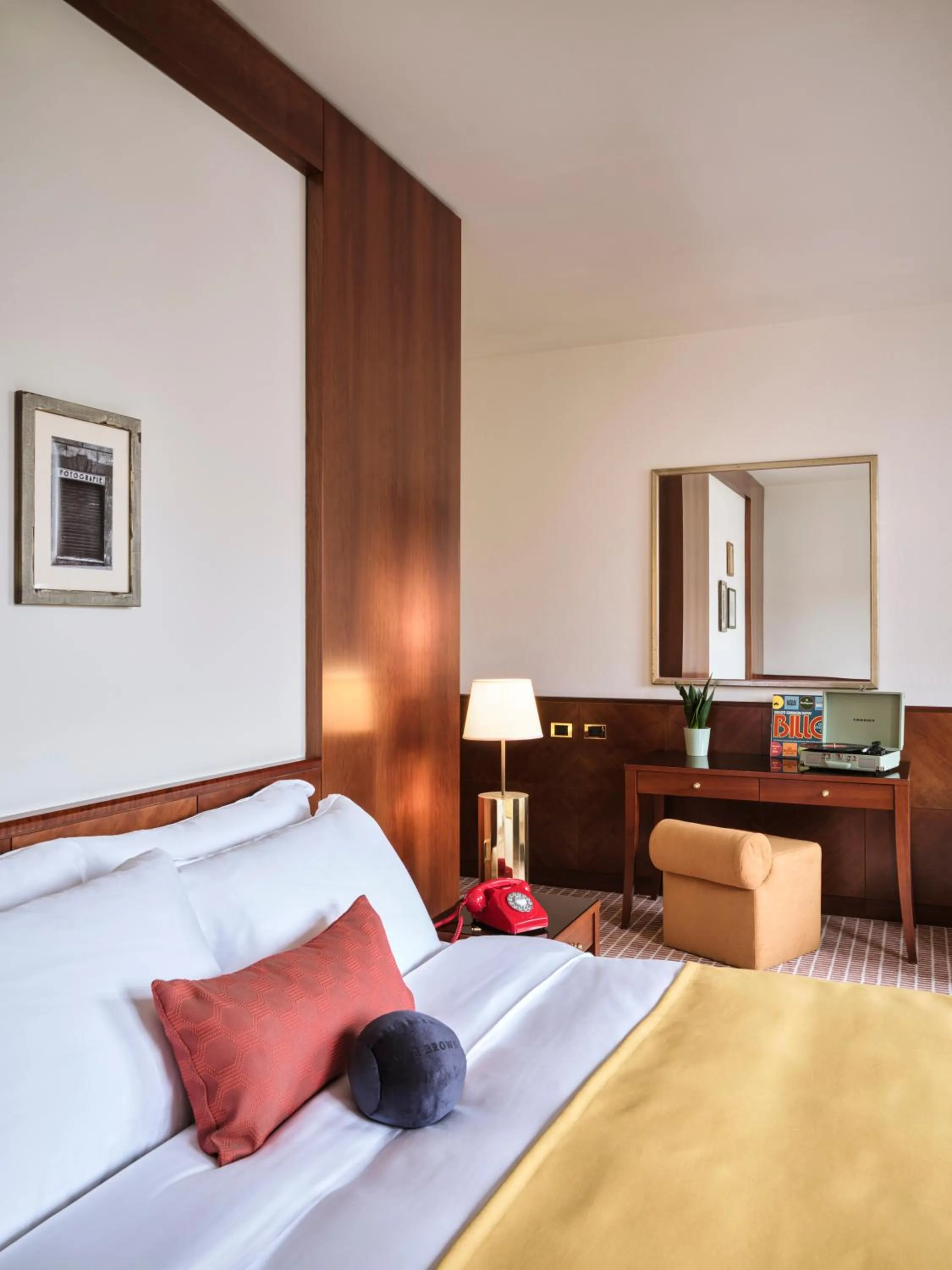 Bedroom, Bed in Max Brown Hotel Missori, part of Sircle Collection