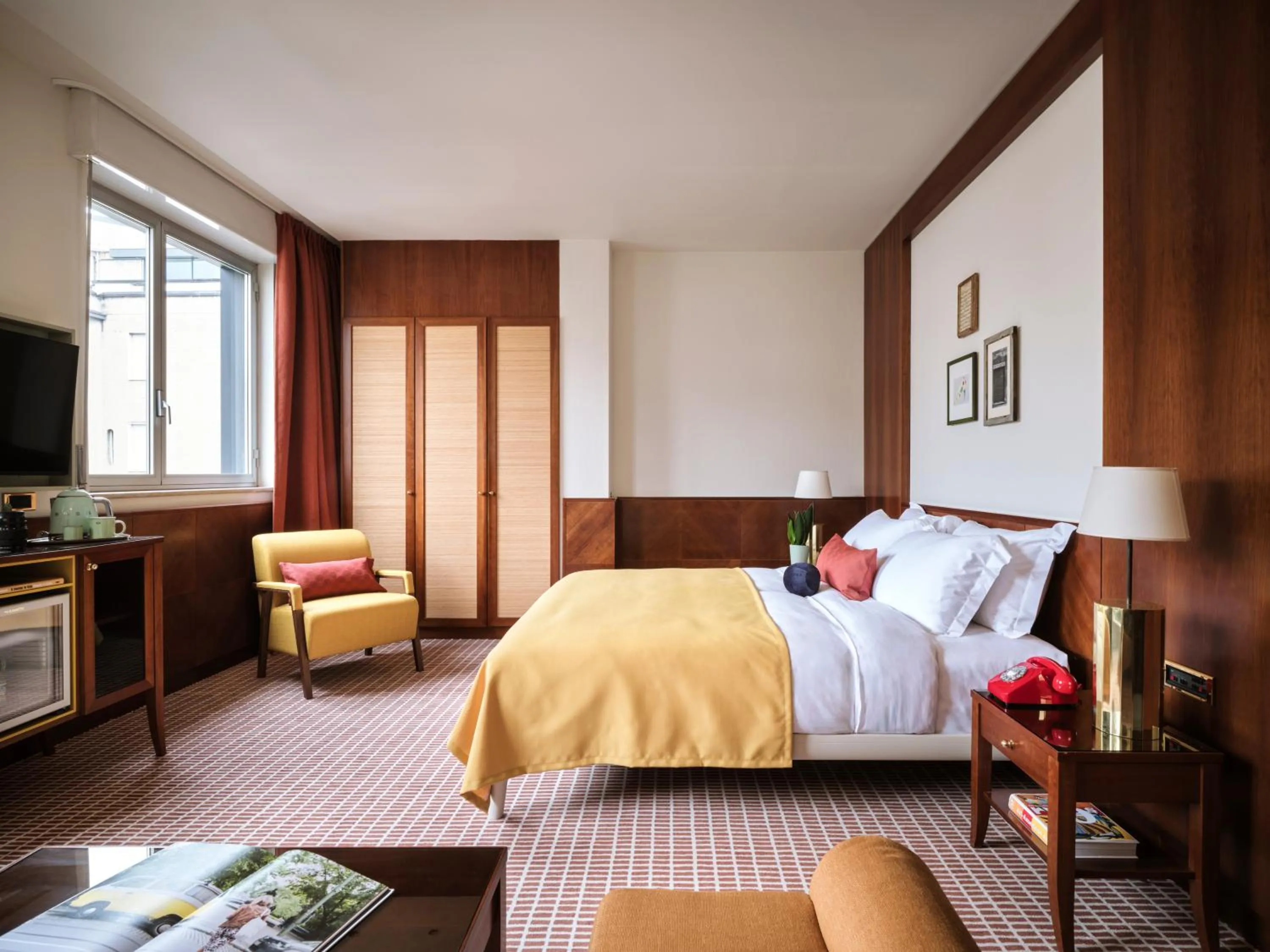 Bedroom, Bed in Max Brown Hotel Missori, part of Sircle Collection