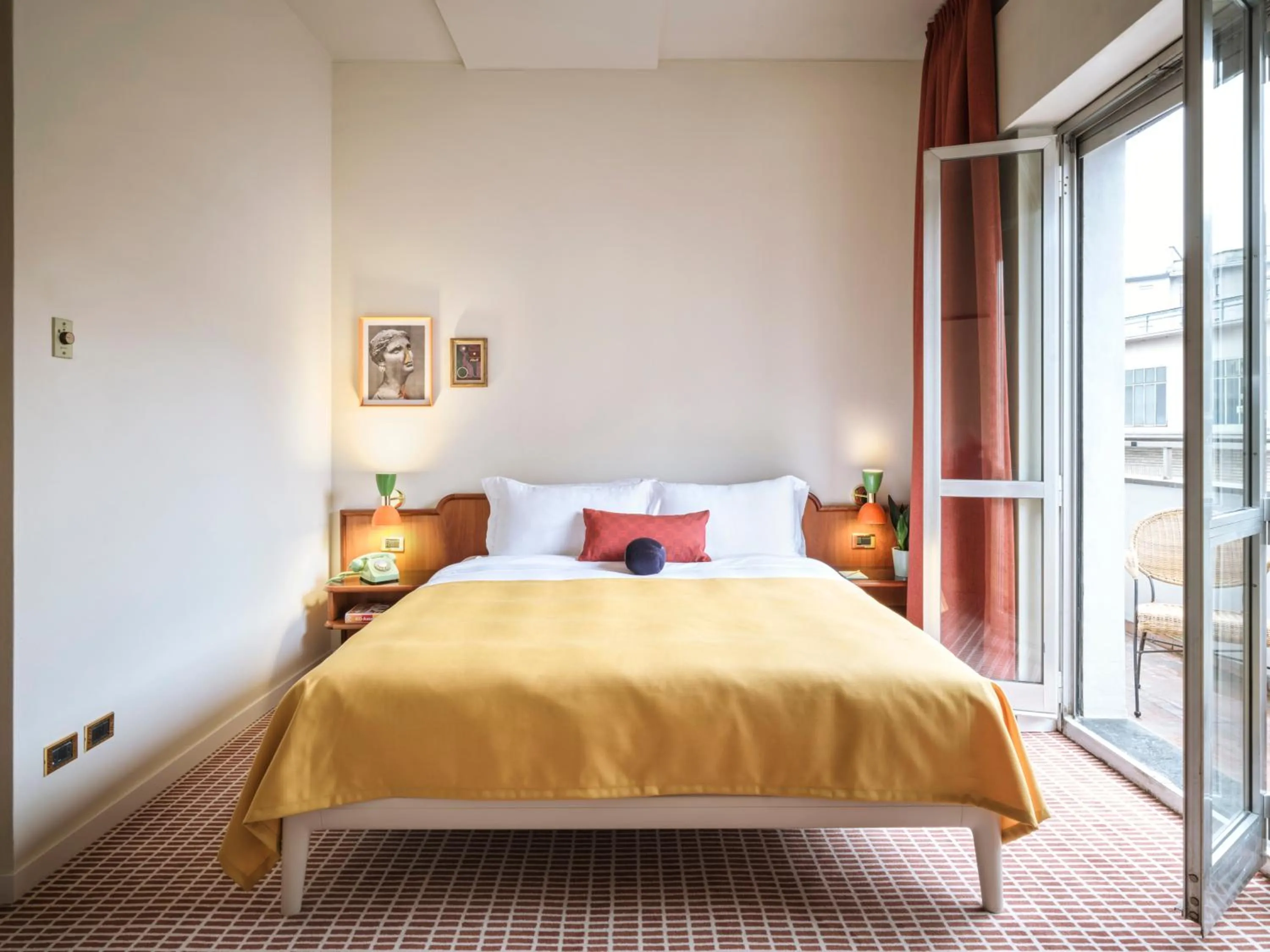 Bedroom, Bed in Max Brown Hotel Missori, part of Sircle Collection