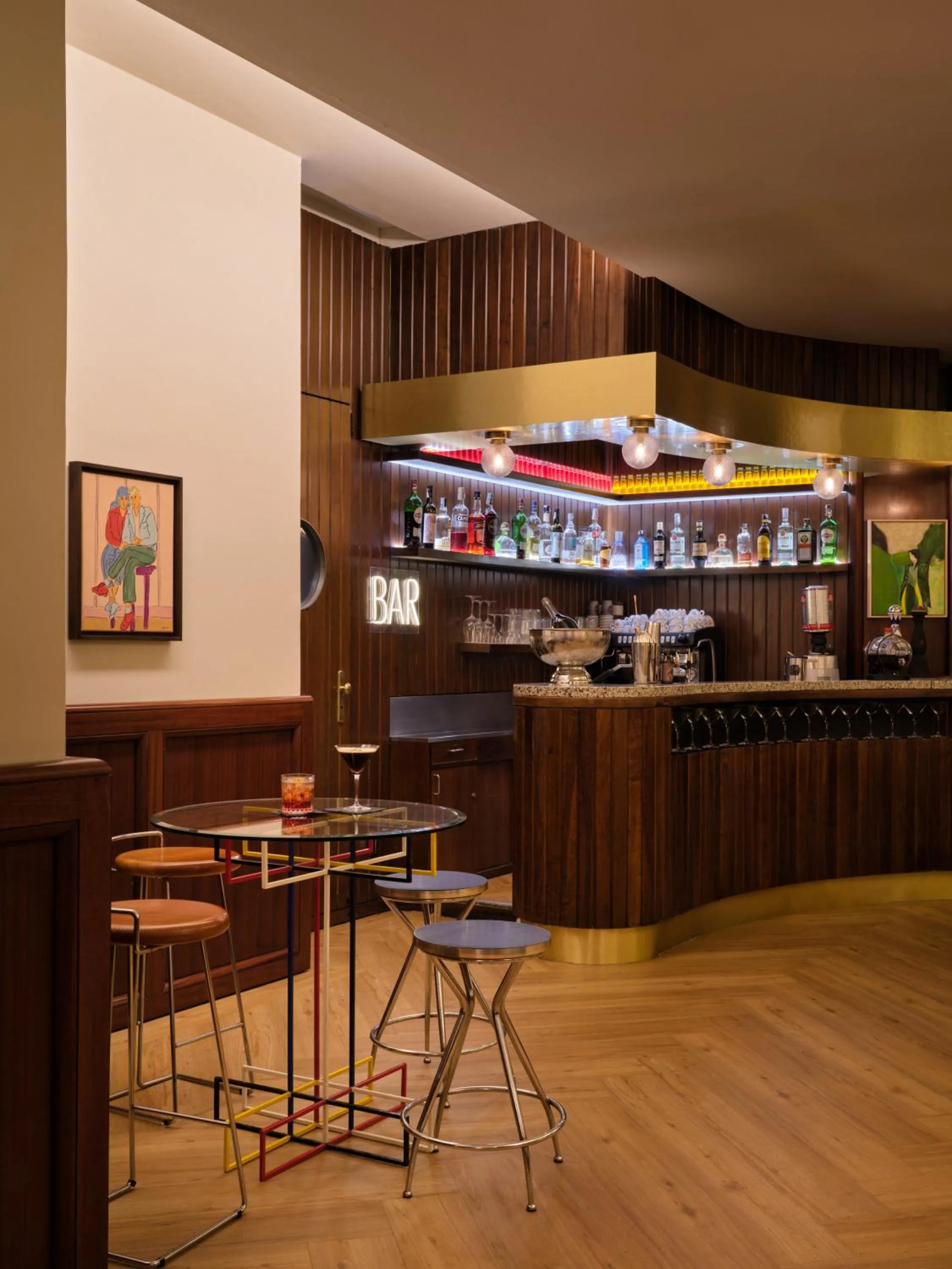 Lounge or bar in Max Brown Hotel Missori, part of Sircle Collection