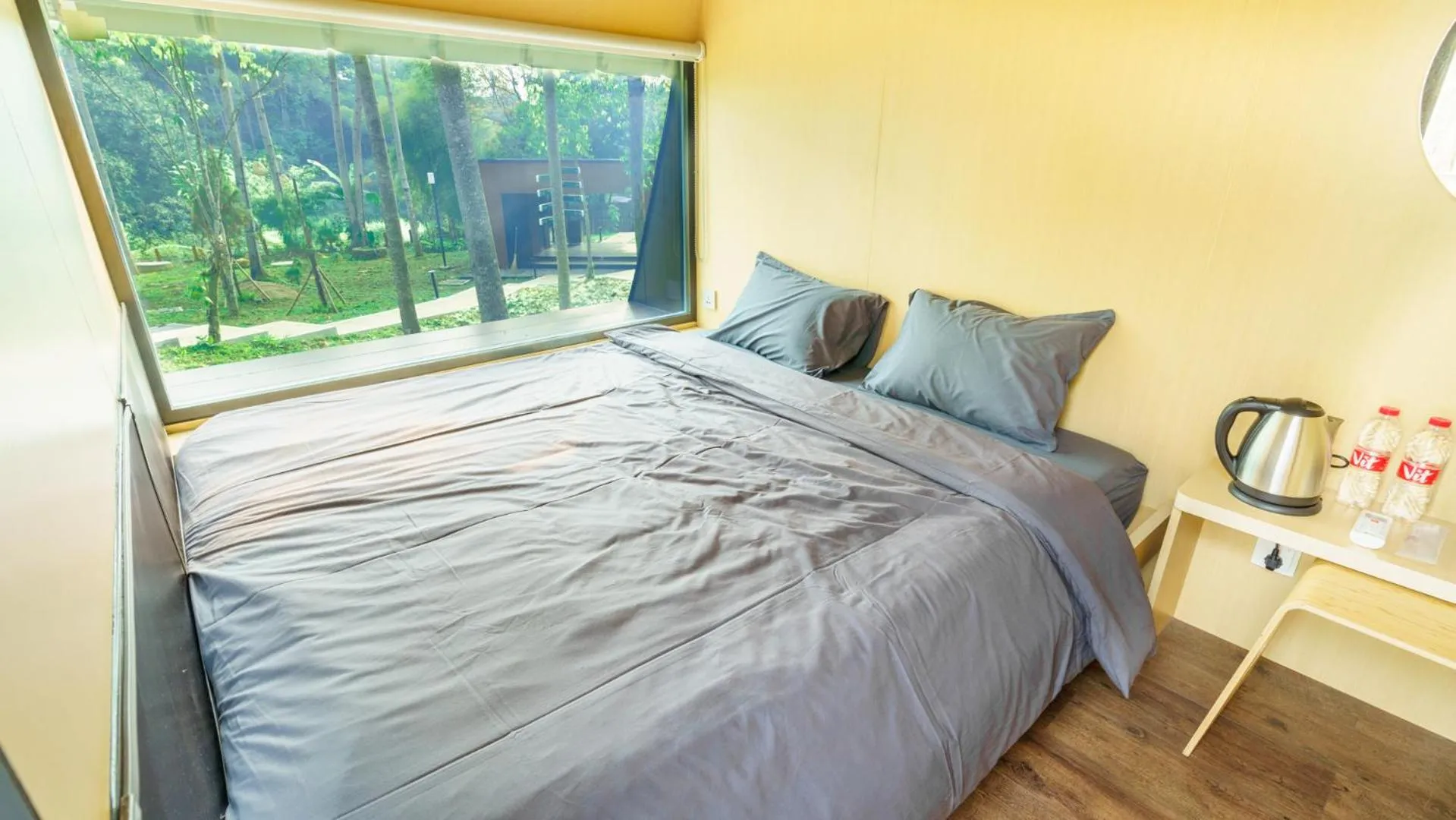 Bed in Bobocabin The Tavia, Puncak