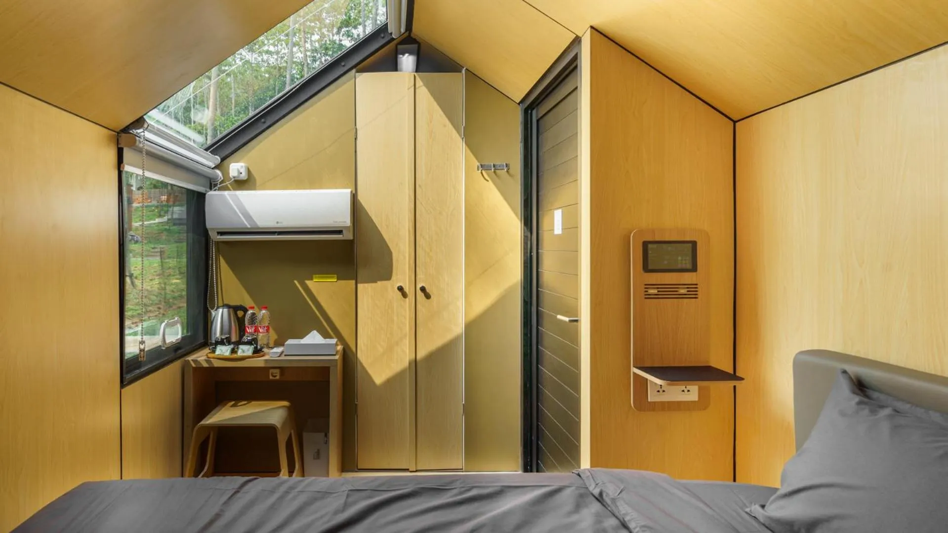 Bed in Bobocabin The Tavia, Puncak