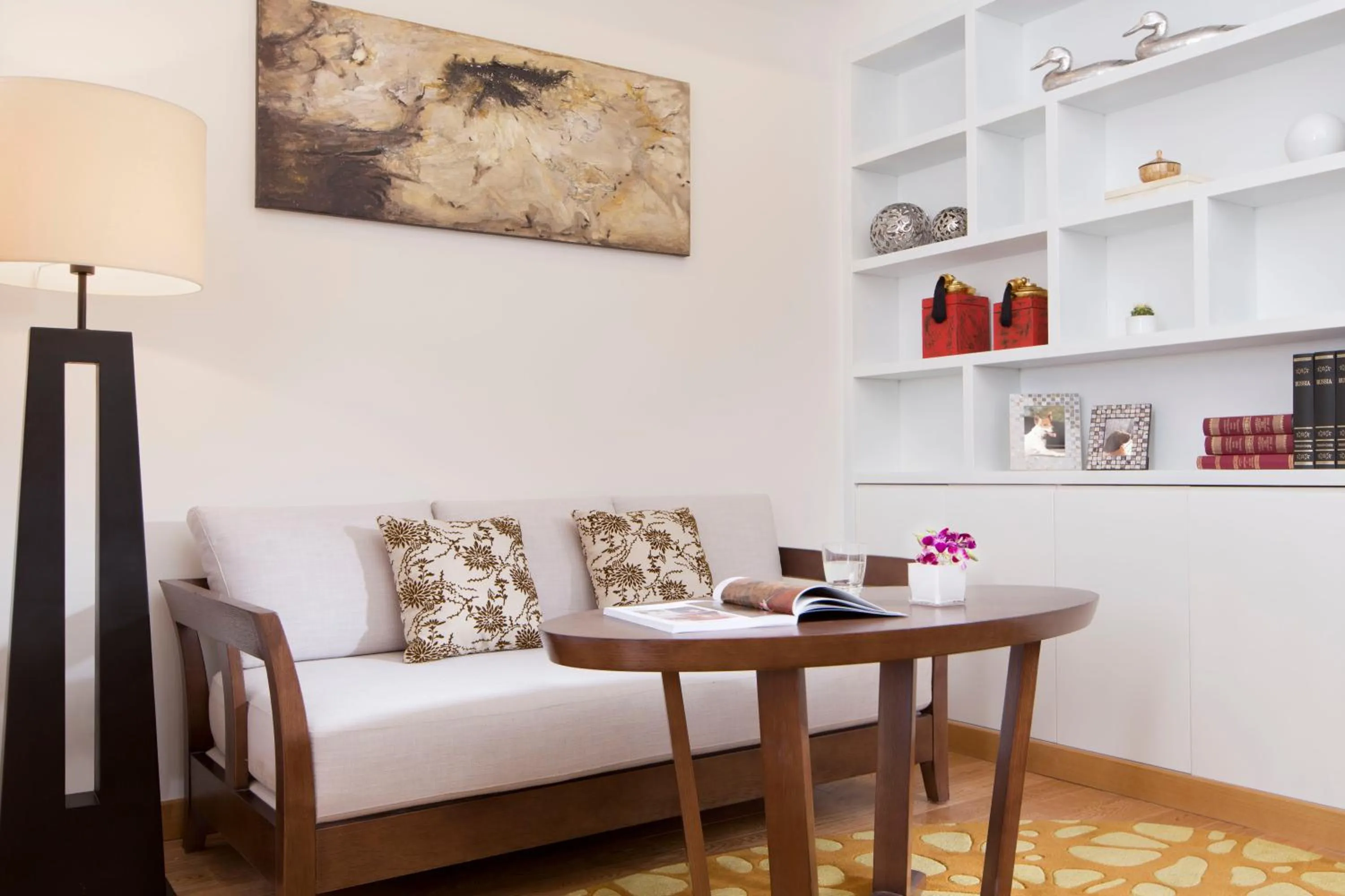 Living room in Shama Heda Serviced Apartment