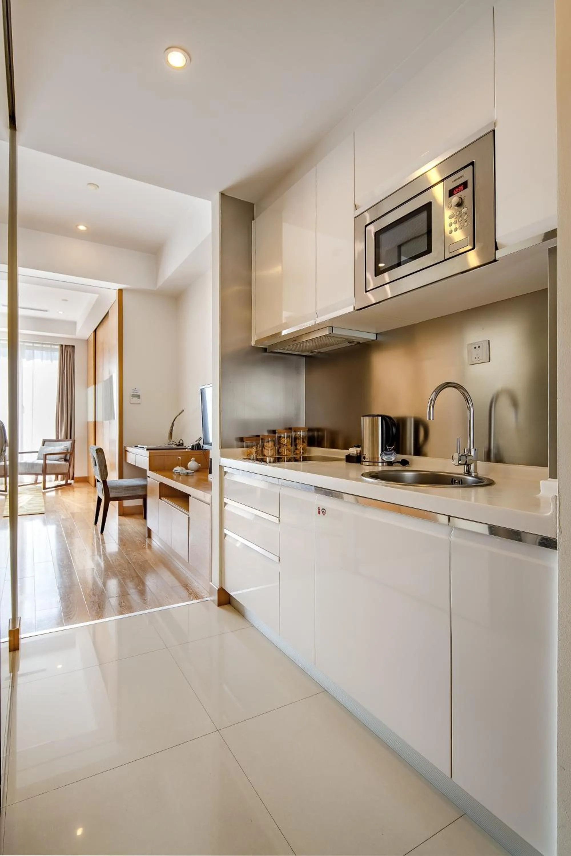 Kitchen or kitchenette in Shama Heda Serviced Apartment