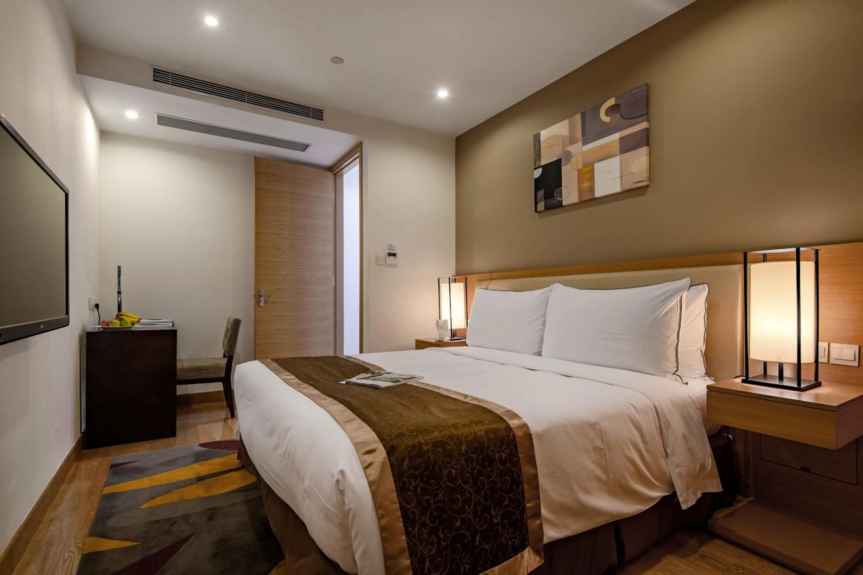Bedroom in Shama Heda Serviced Apartment