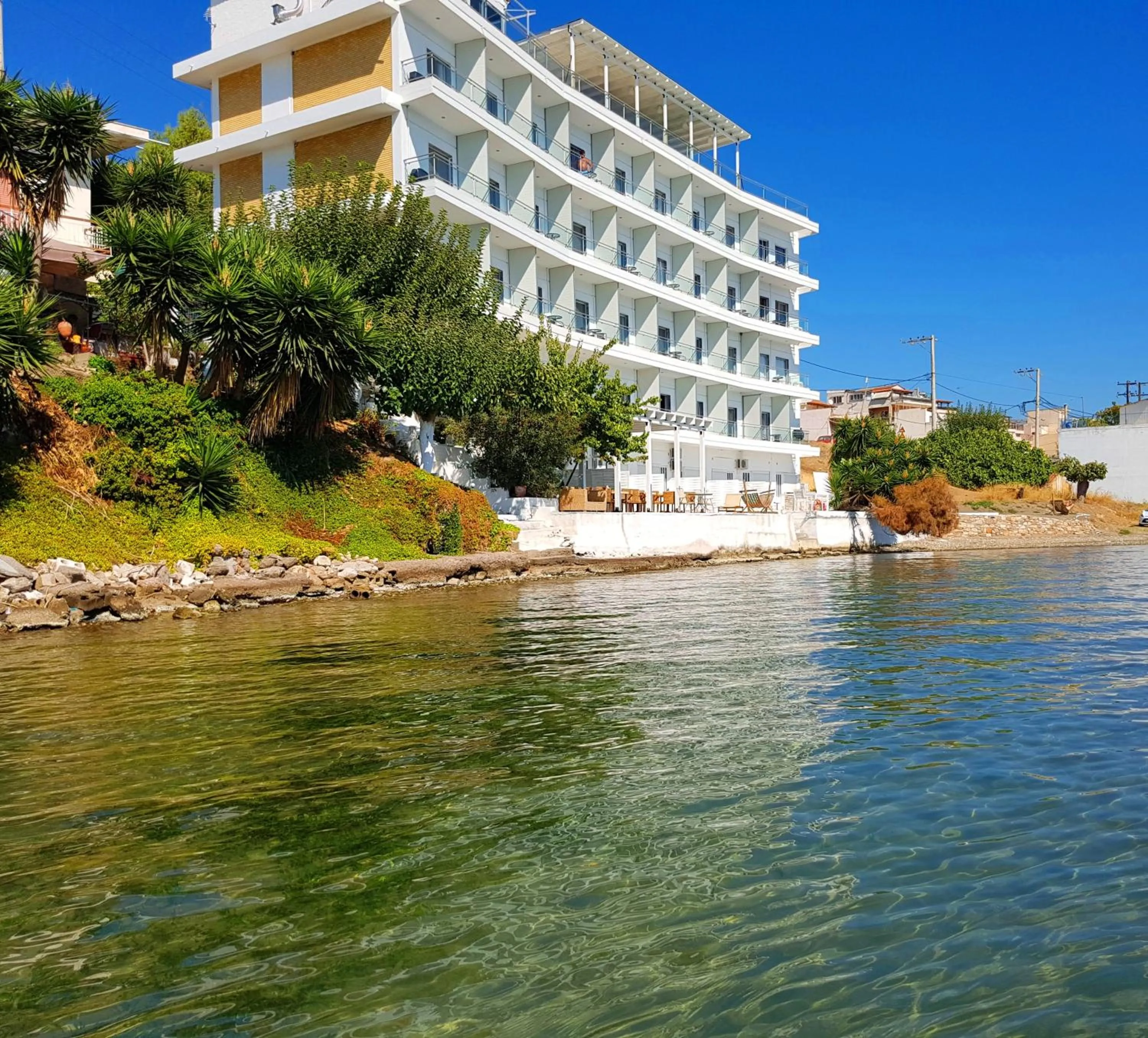 Property building in Porto Evia Boutique Hotel