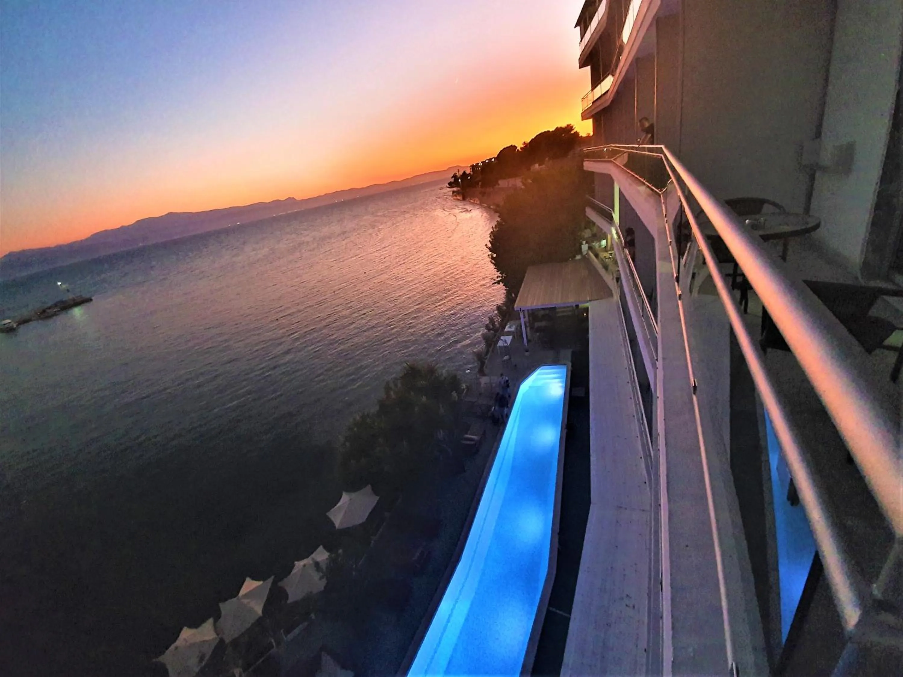 Swimming pool in Porto Evia Boutique Hotel