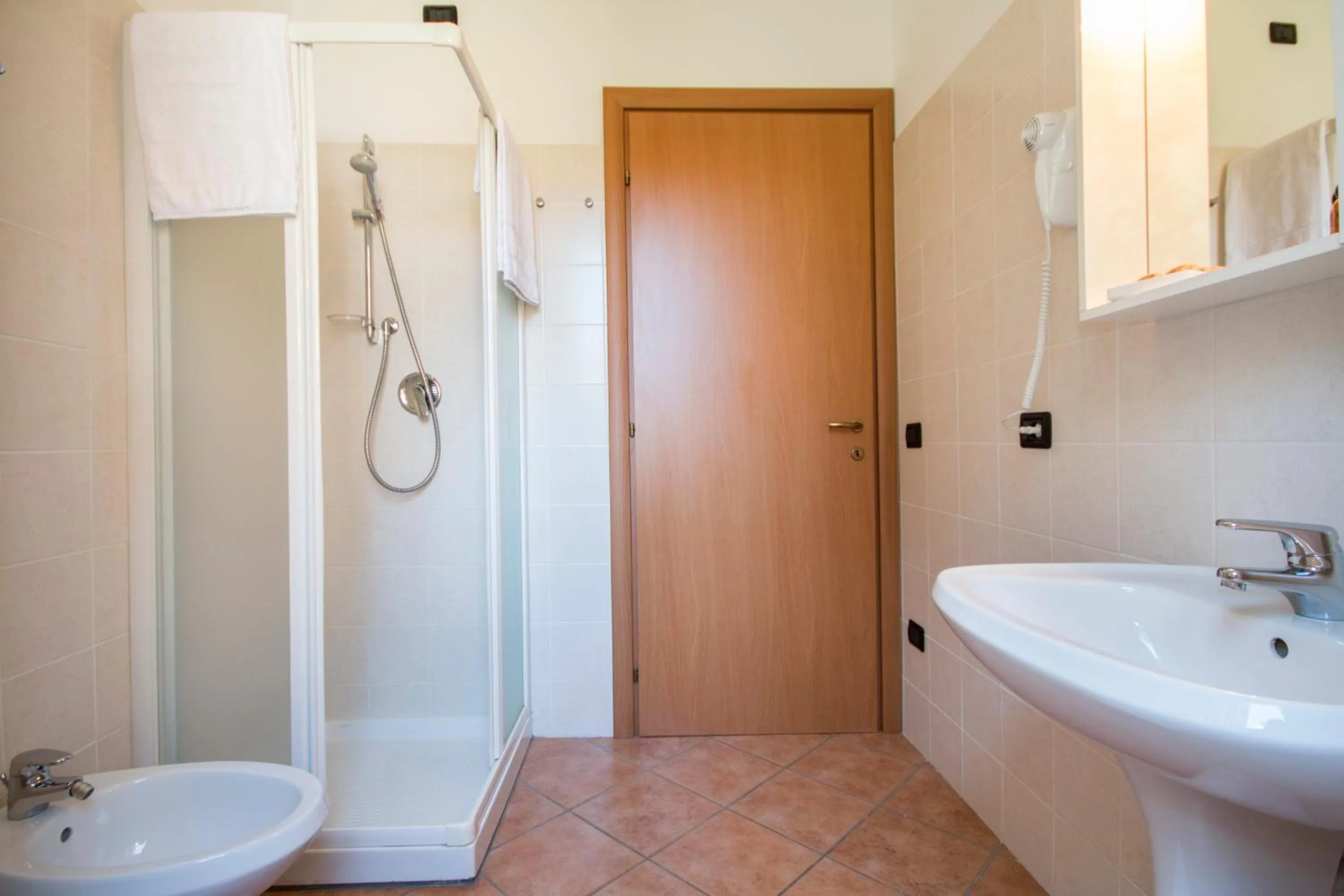 Shower in Lakeside Holiday Resort