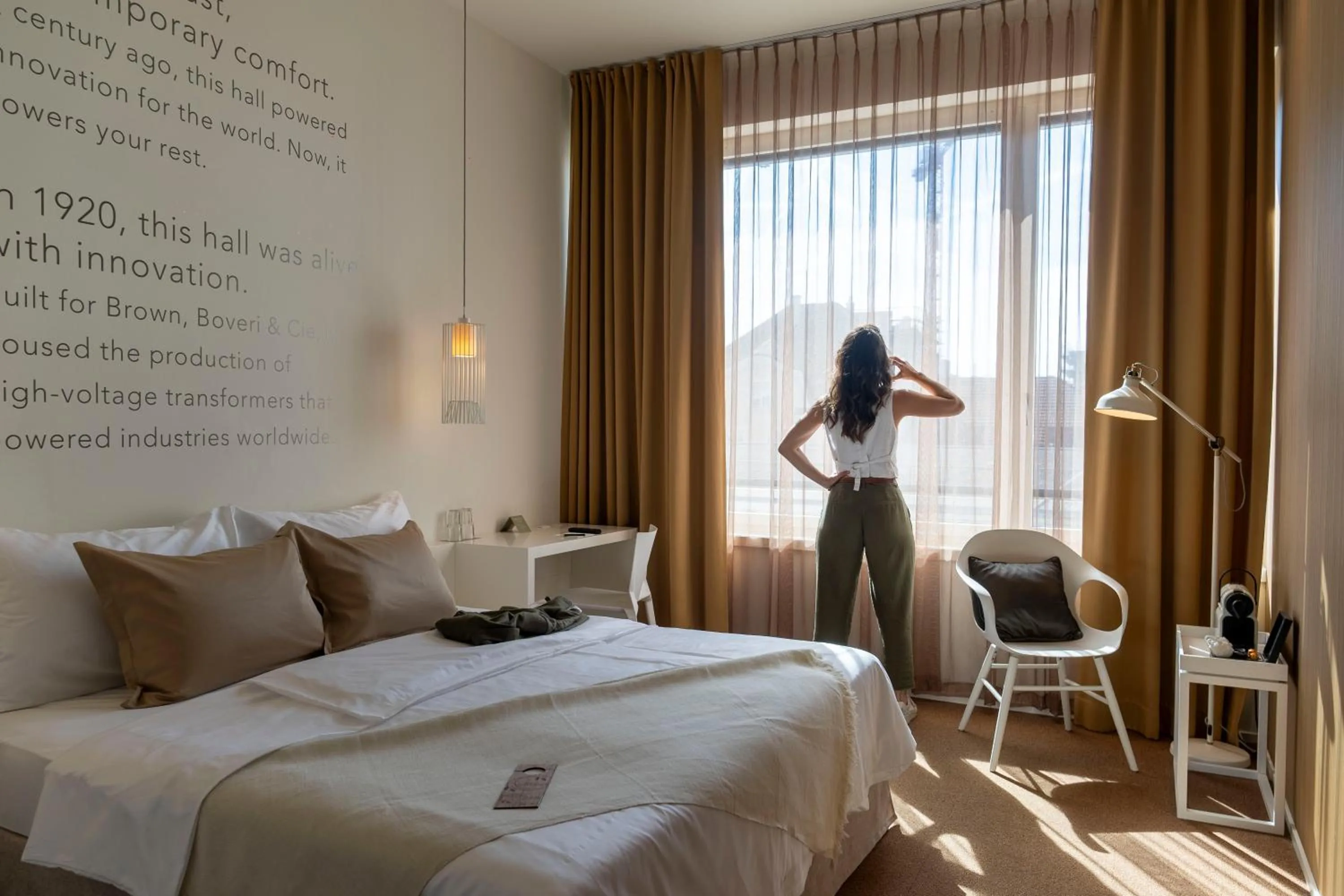 Bedroom, Bed in Trafo Hotel Baden