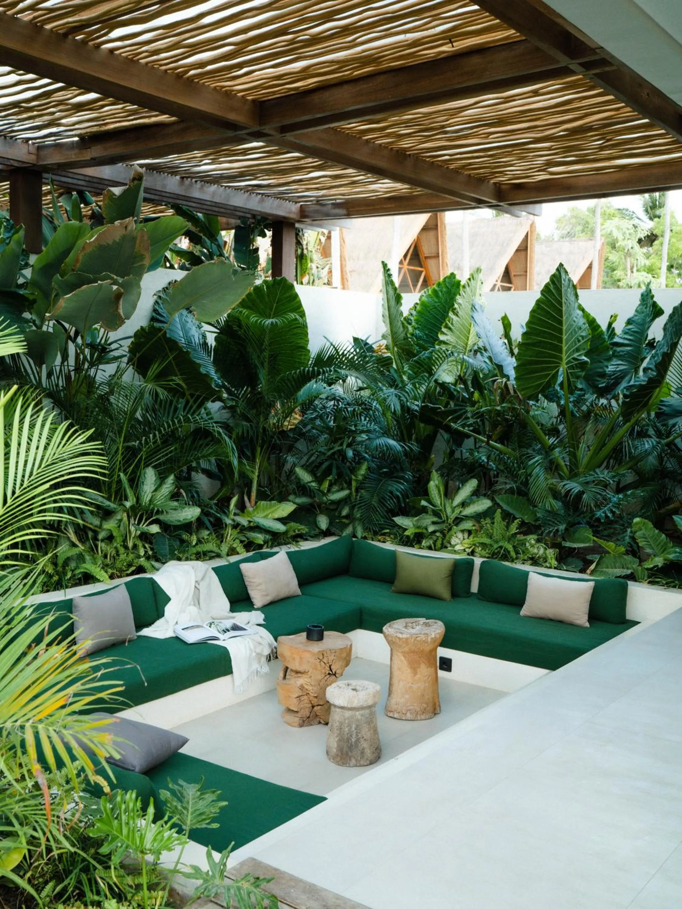 Seating area in Tias Villas