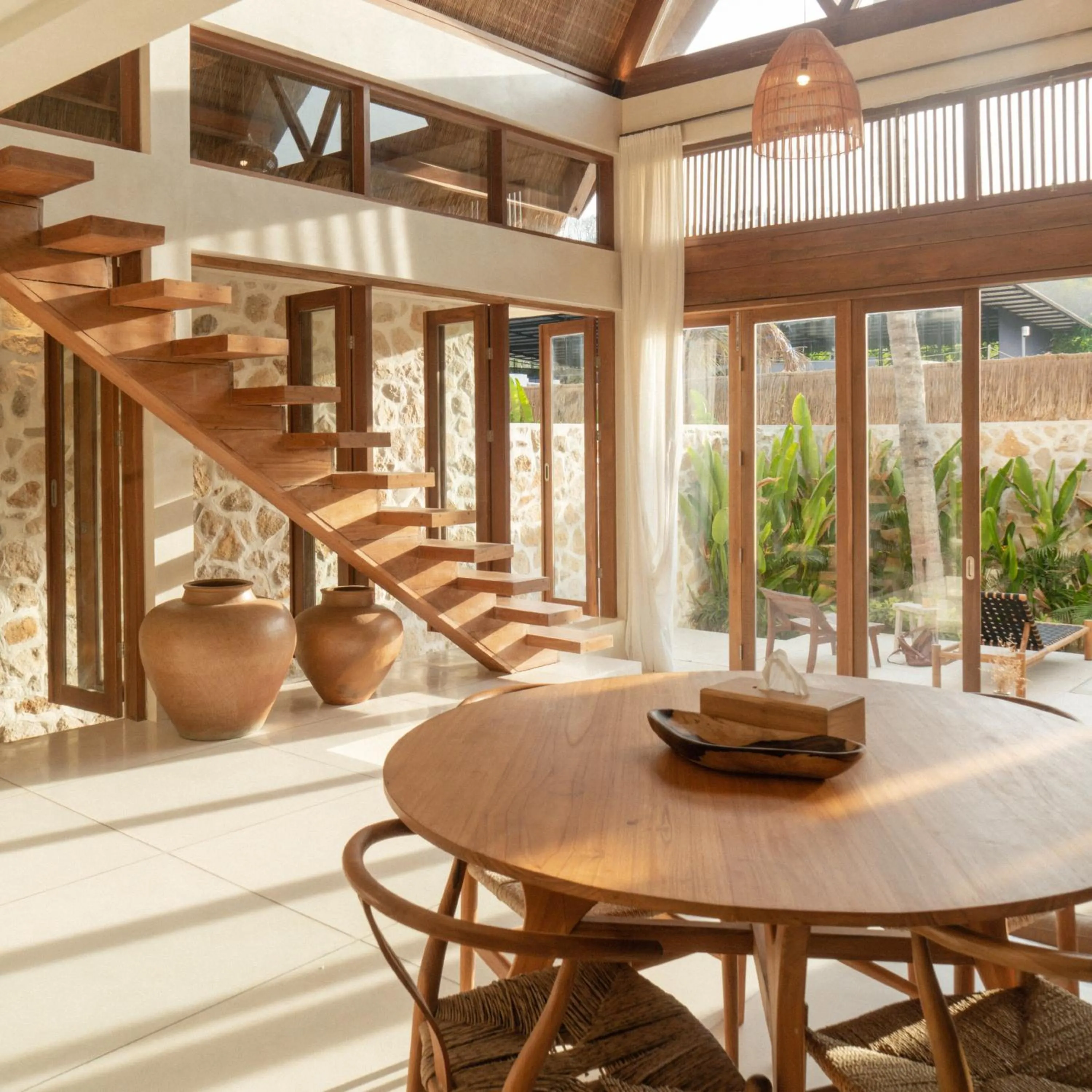 Dining area in Tias Villas