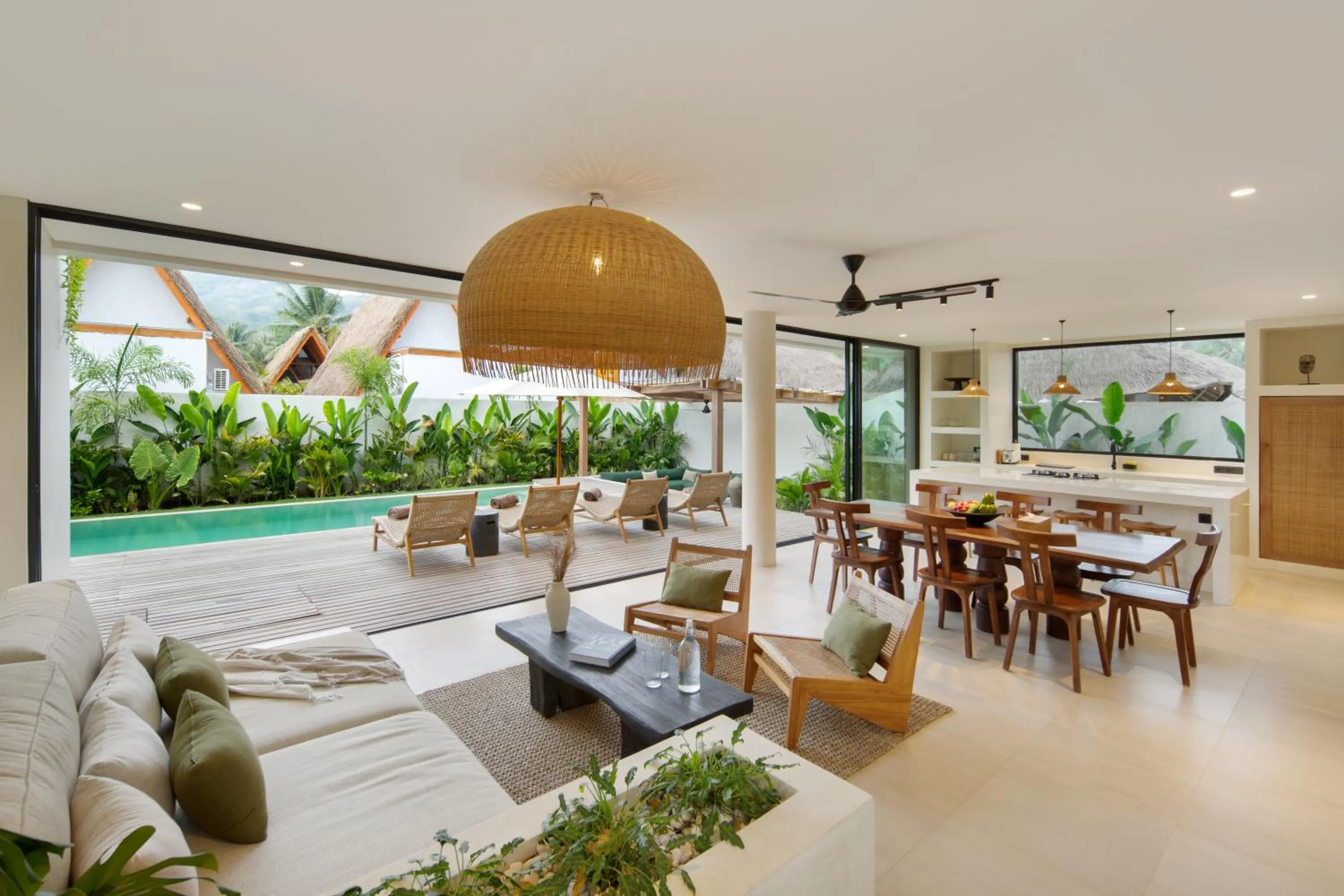 Living room in Tias Villas