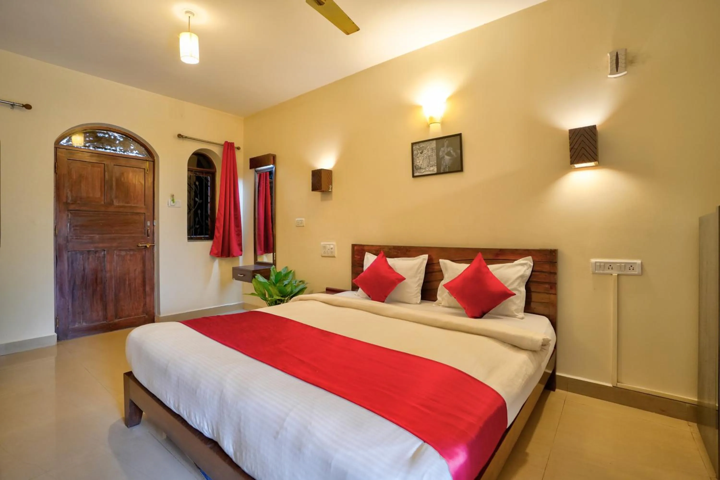 Bedroom, Bed in Hotel Salty Waves Baga