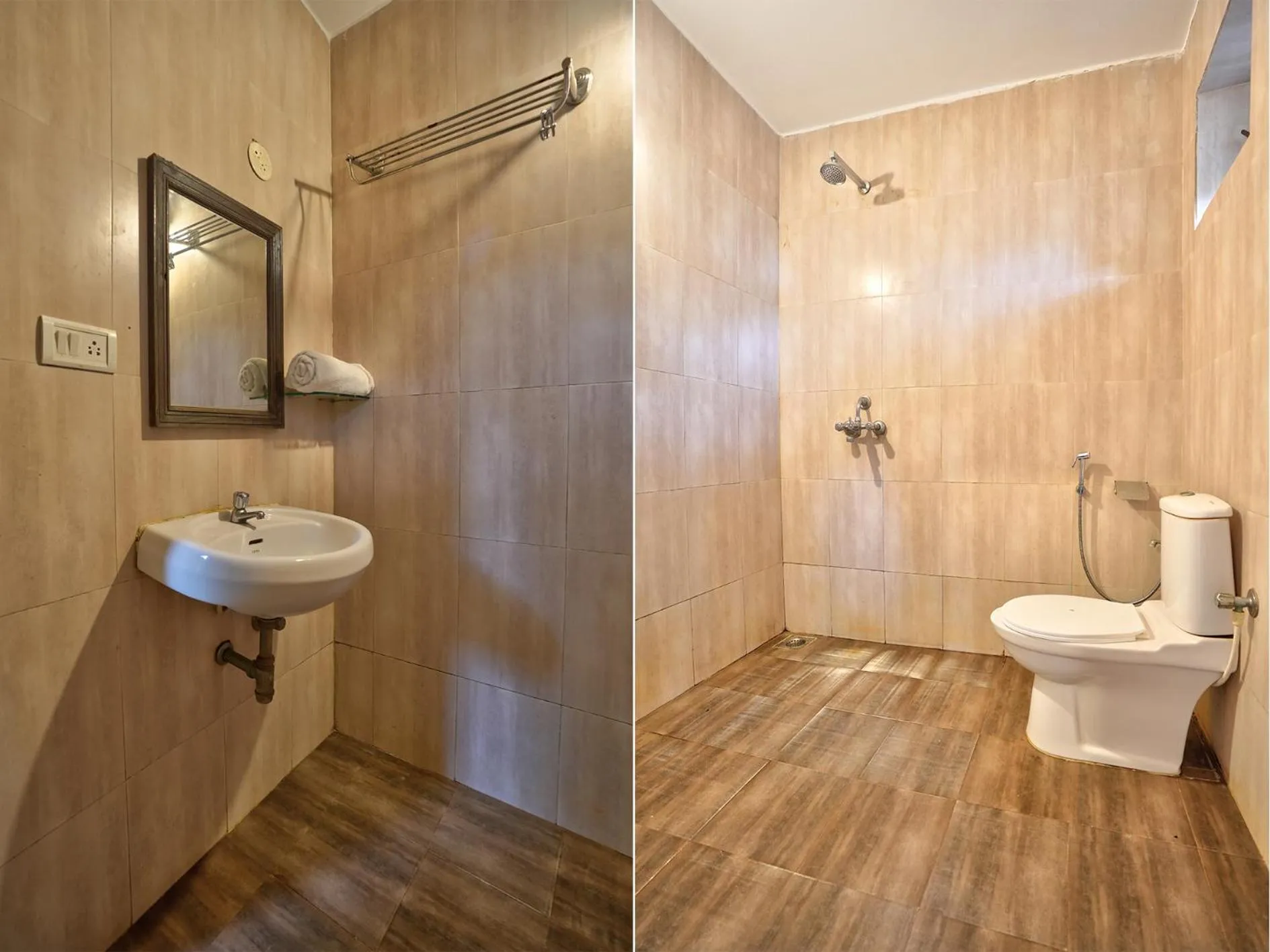 Toilet in Hotel Salty Waves Baga