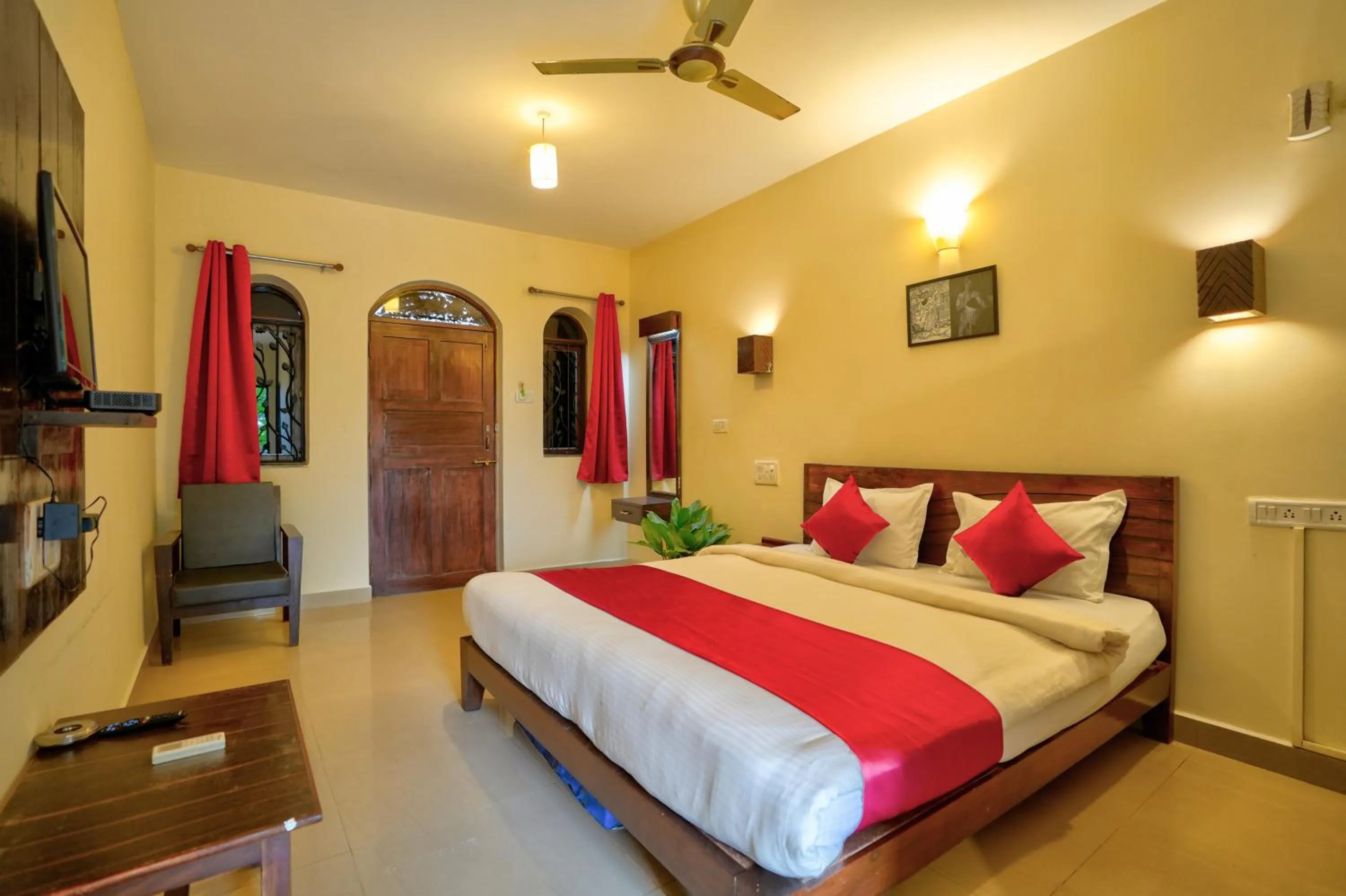 Bed in Hotel Salty Waves Baga