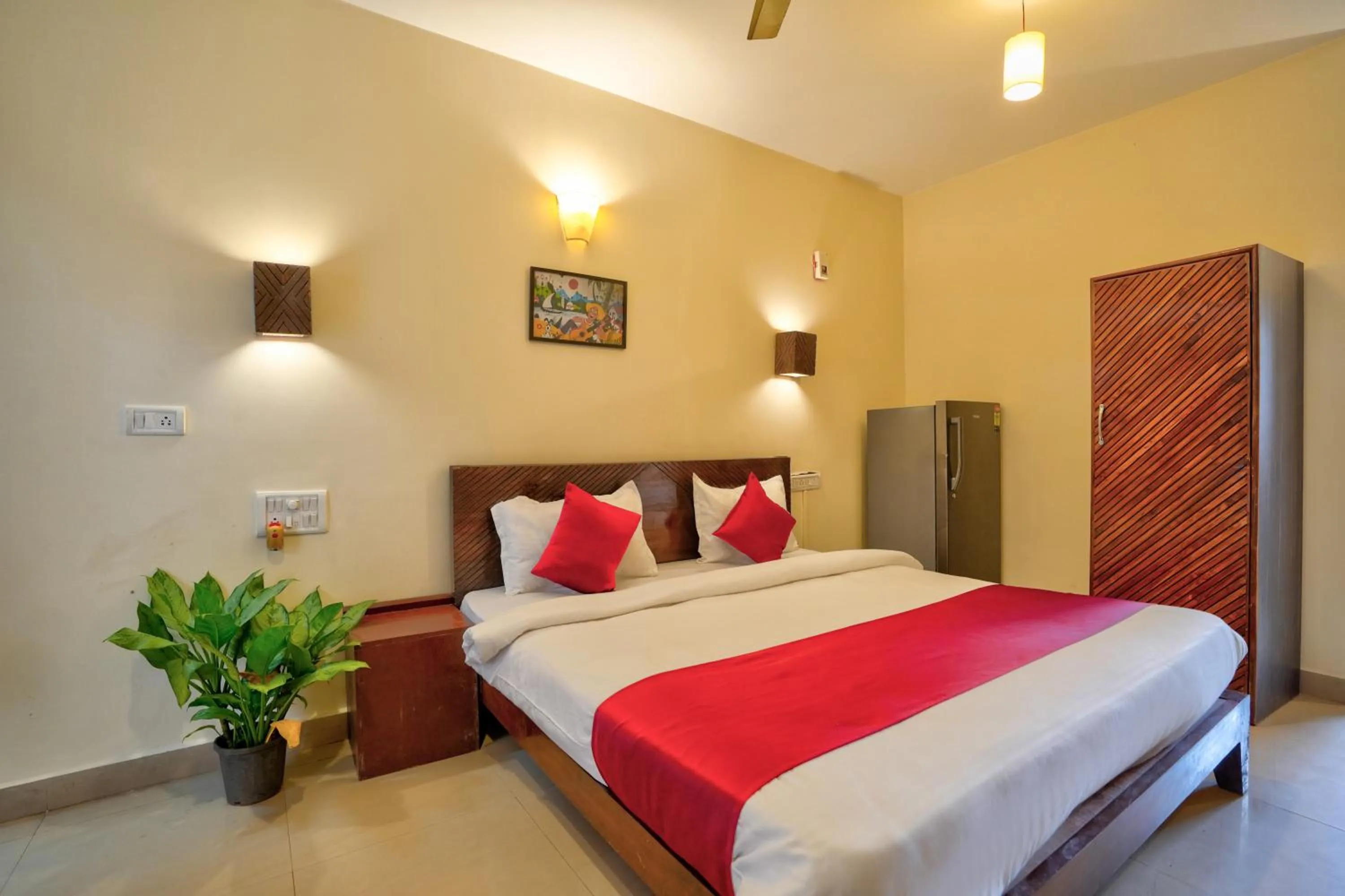 Bedroom, Bed in Hotel Salty Waves Baga