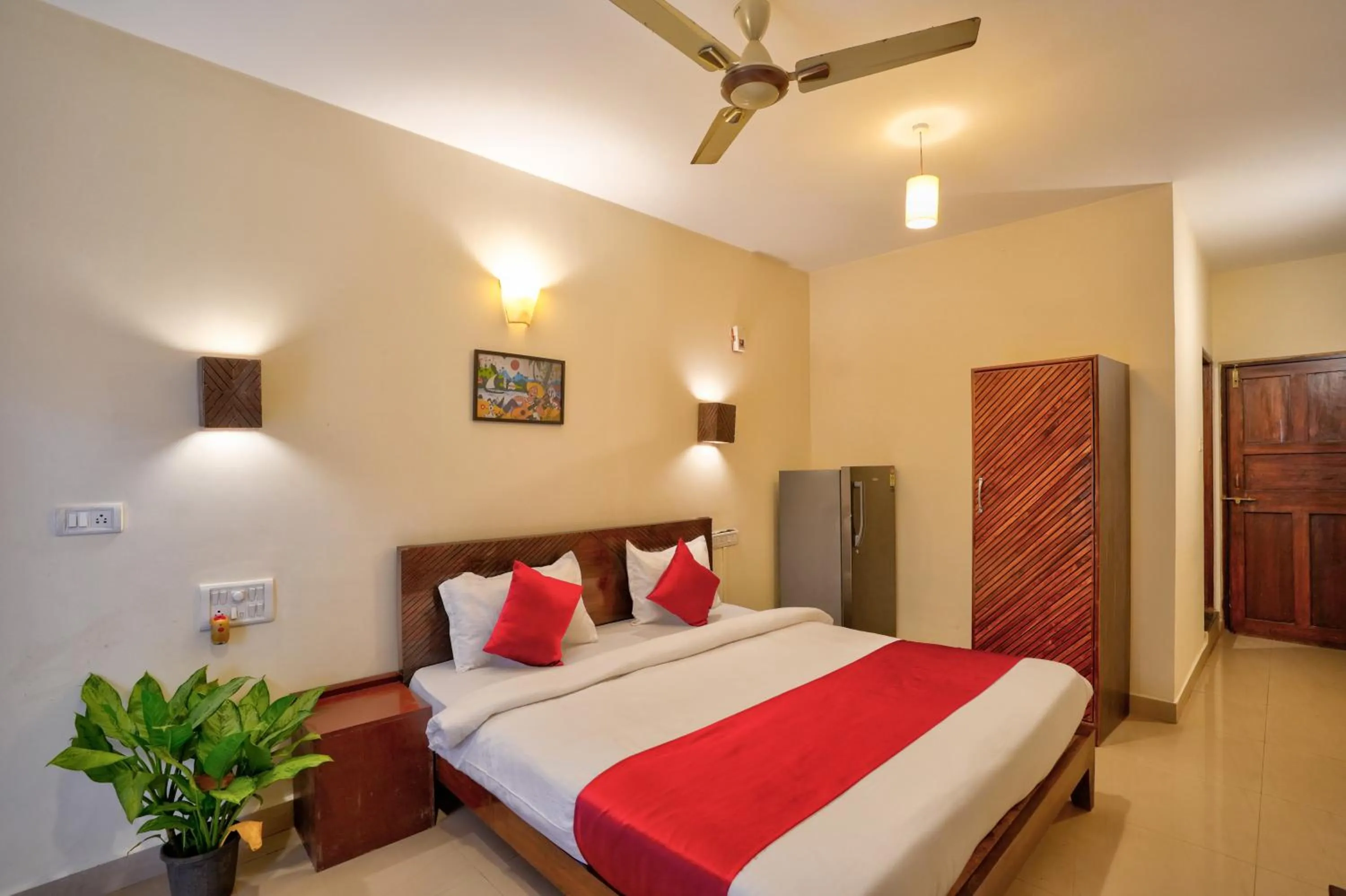 Bedroom, Bed in Hotel Salty Waves Baga