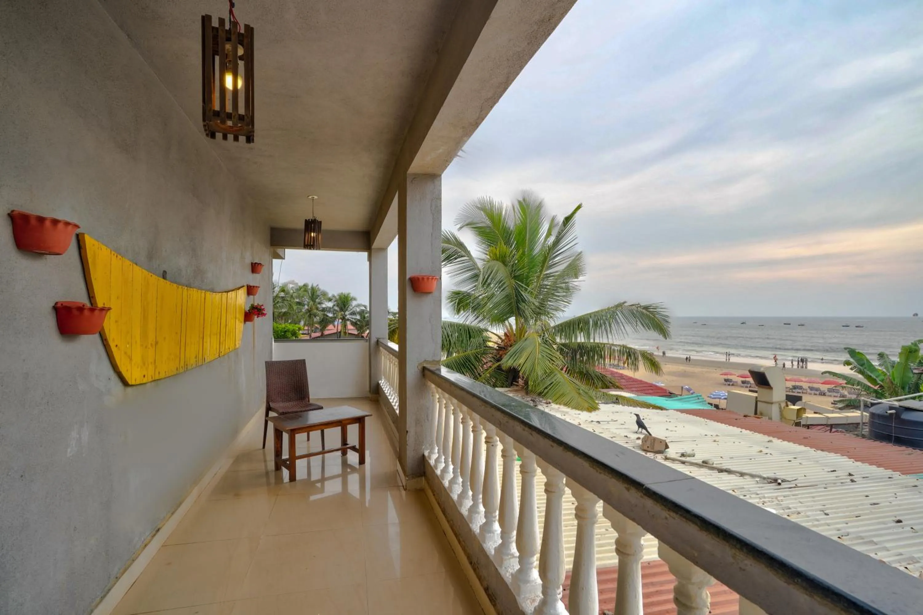 Seating area in Hotel Salty Waves Baga