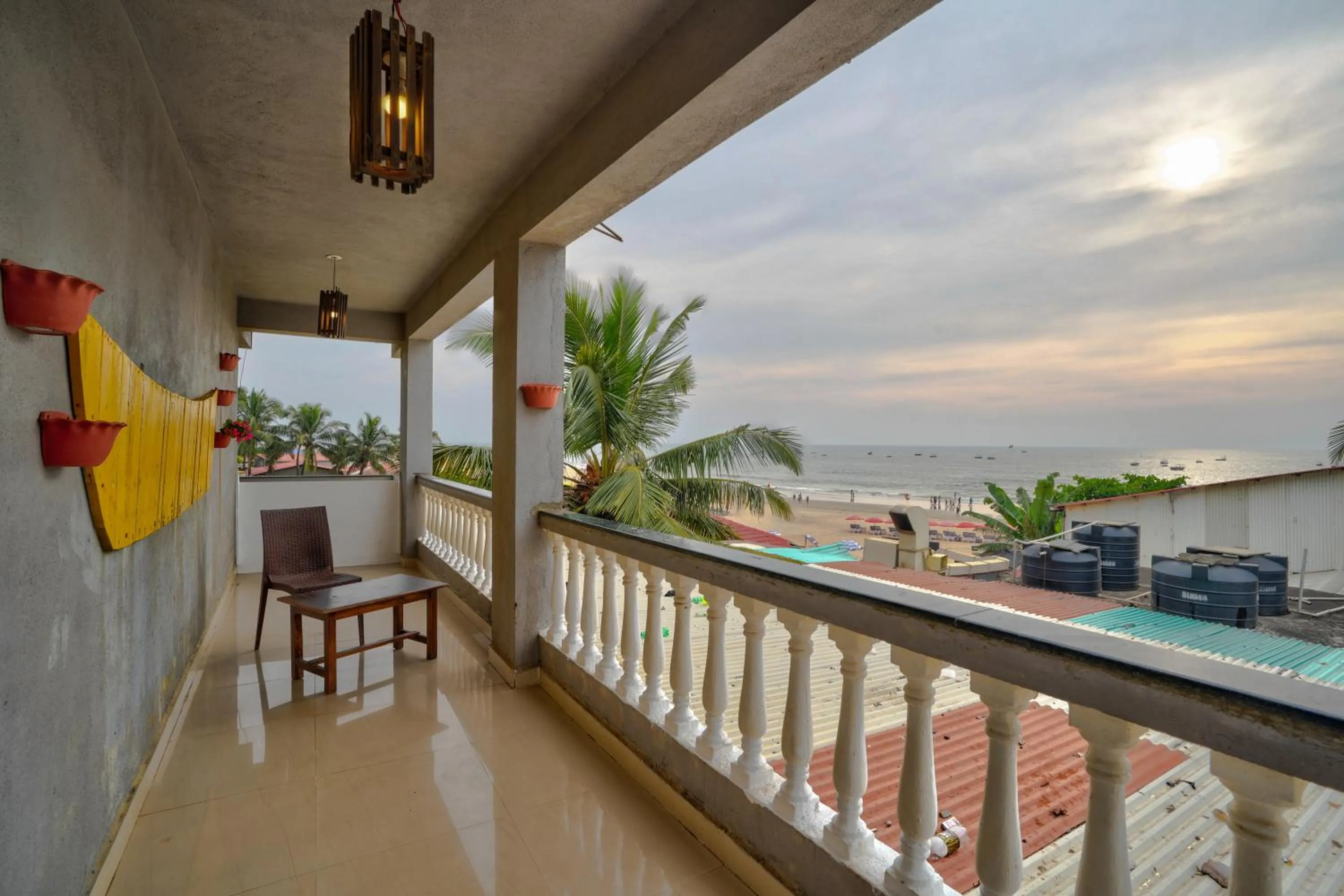 Seating area in Hotel Salty Waves Baga