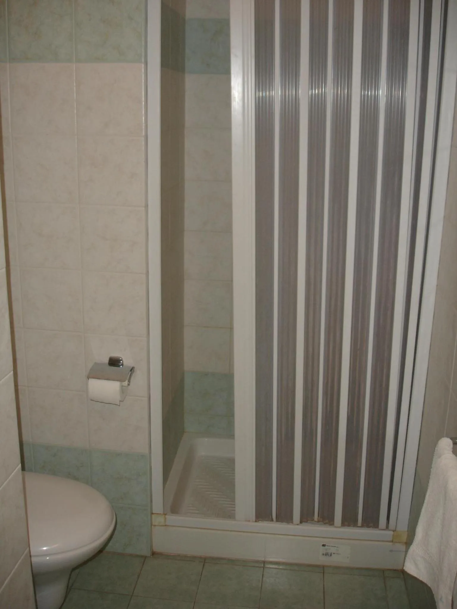 Shower in Hotel La Rusticana