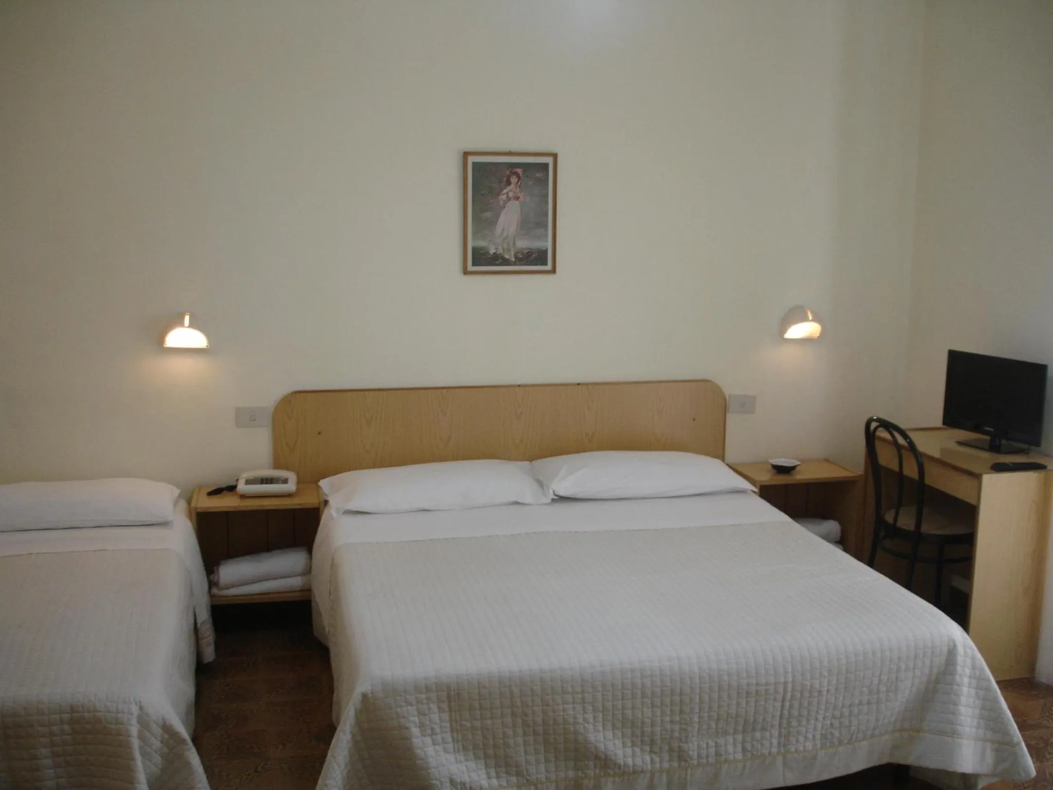 Bed in Hotel La Rusticana
