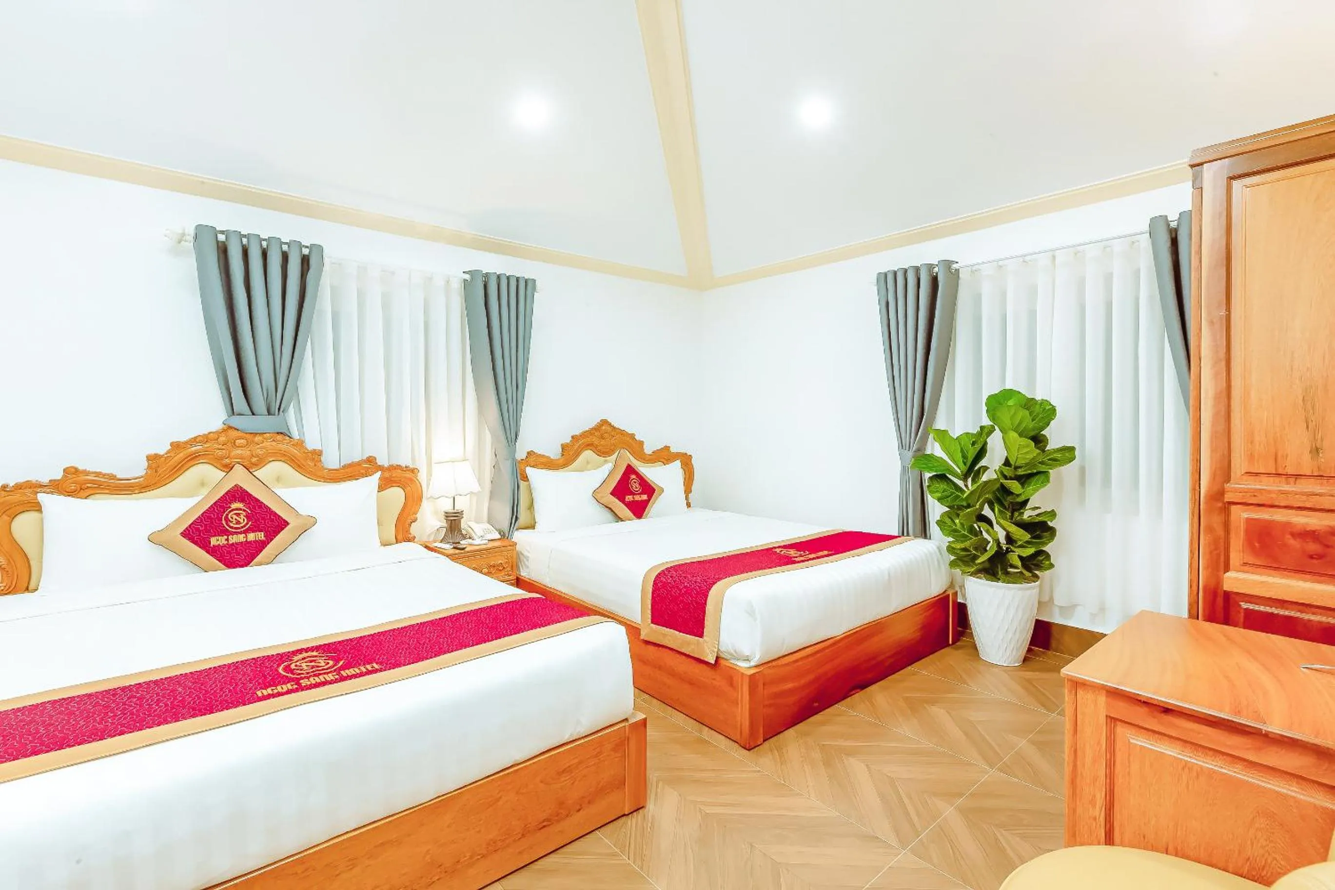 Bed in Ngọc Sang 2 Hotel