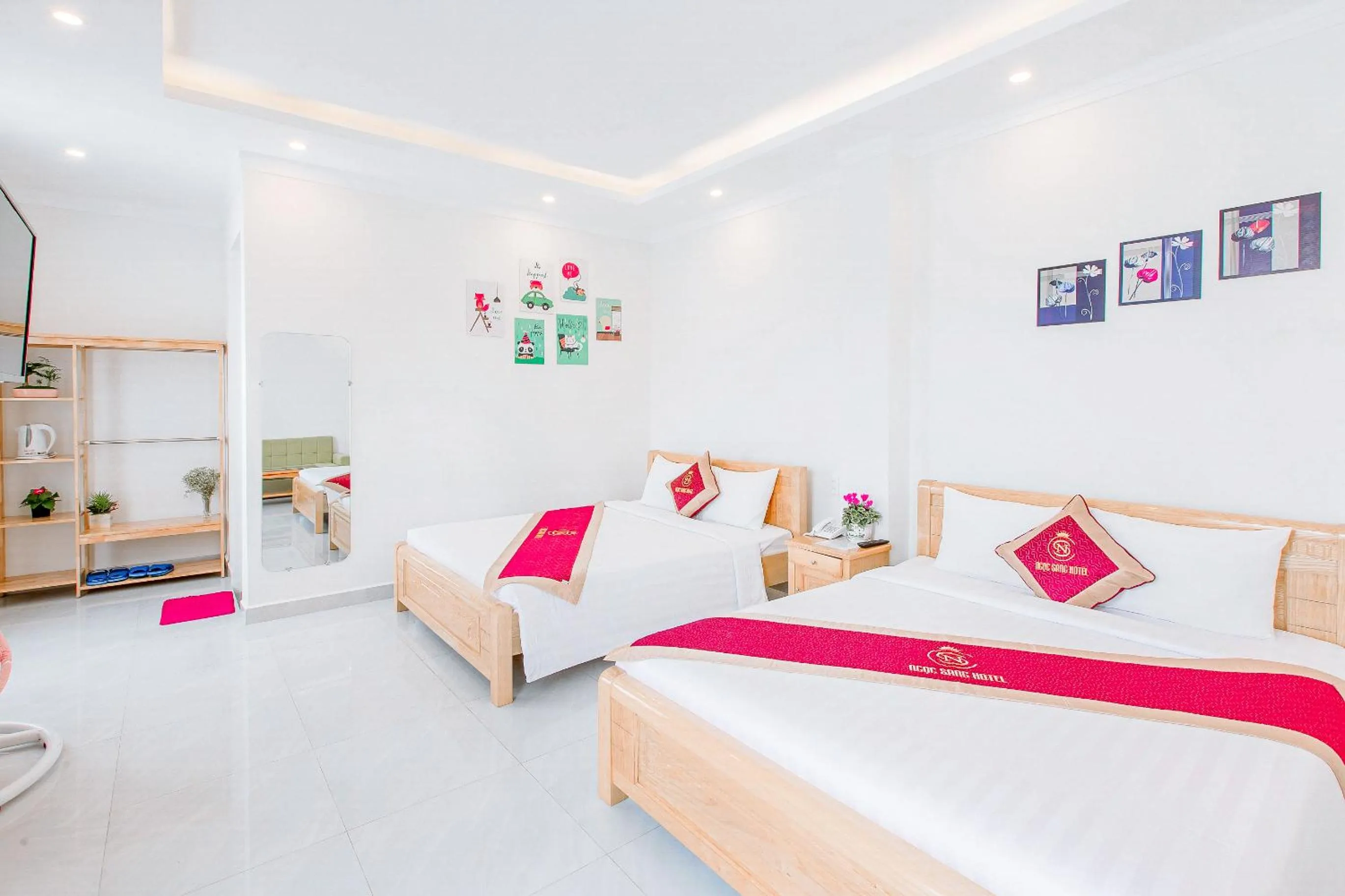 Bed in Ngọc Sang 3 Hotel