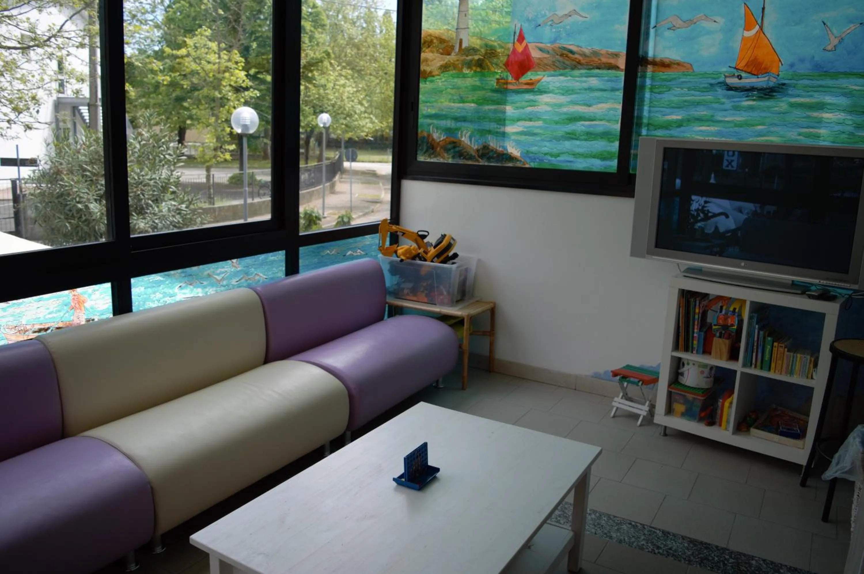 Children play ground in Hotel Lux