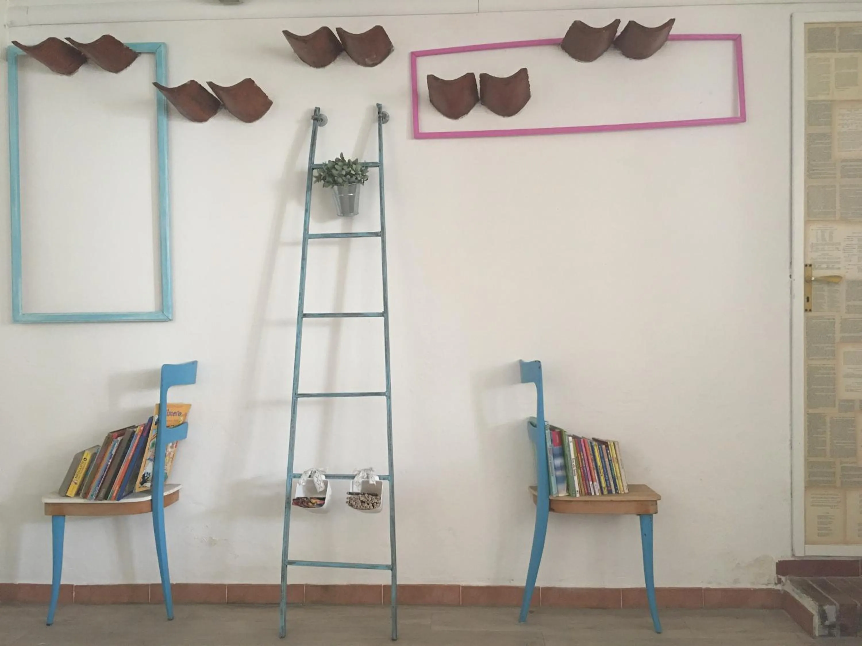 Library in Hotel Lux