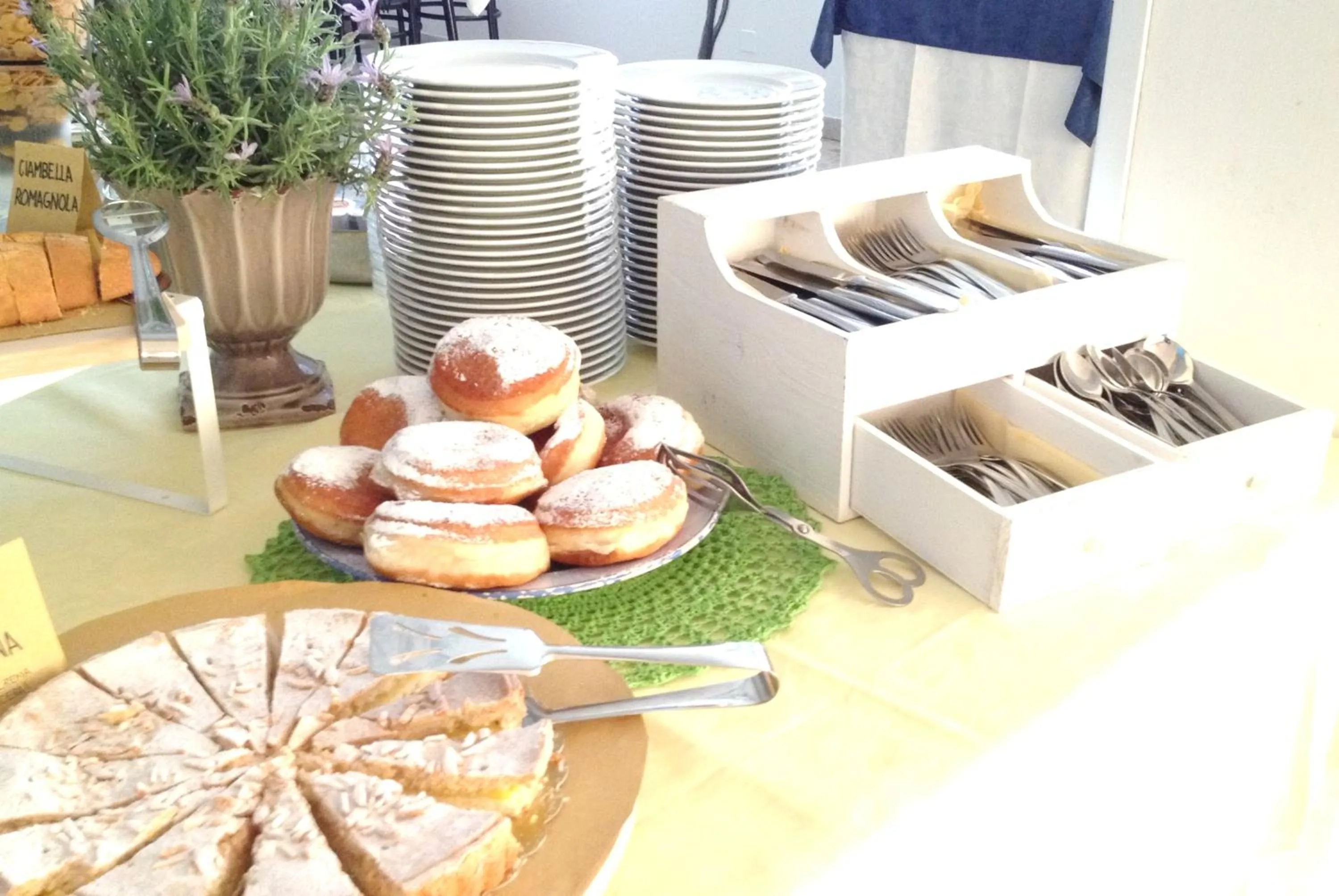 Buffet breakfast in Hotel Lux