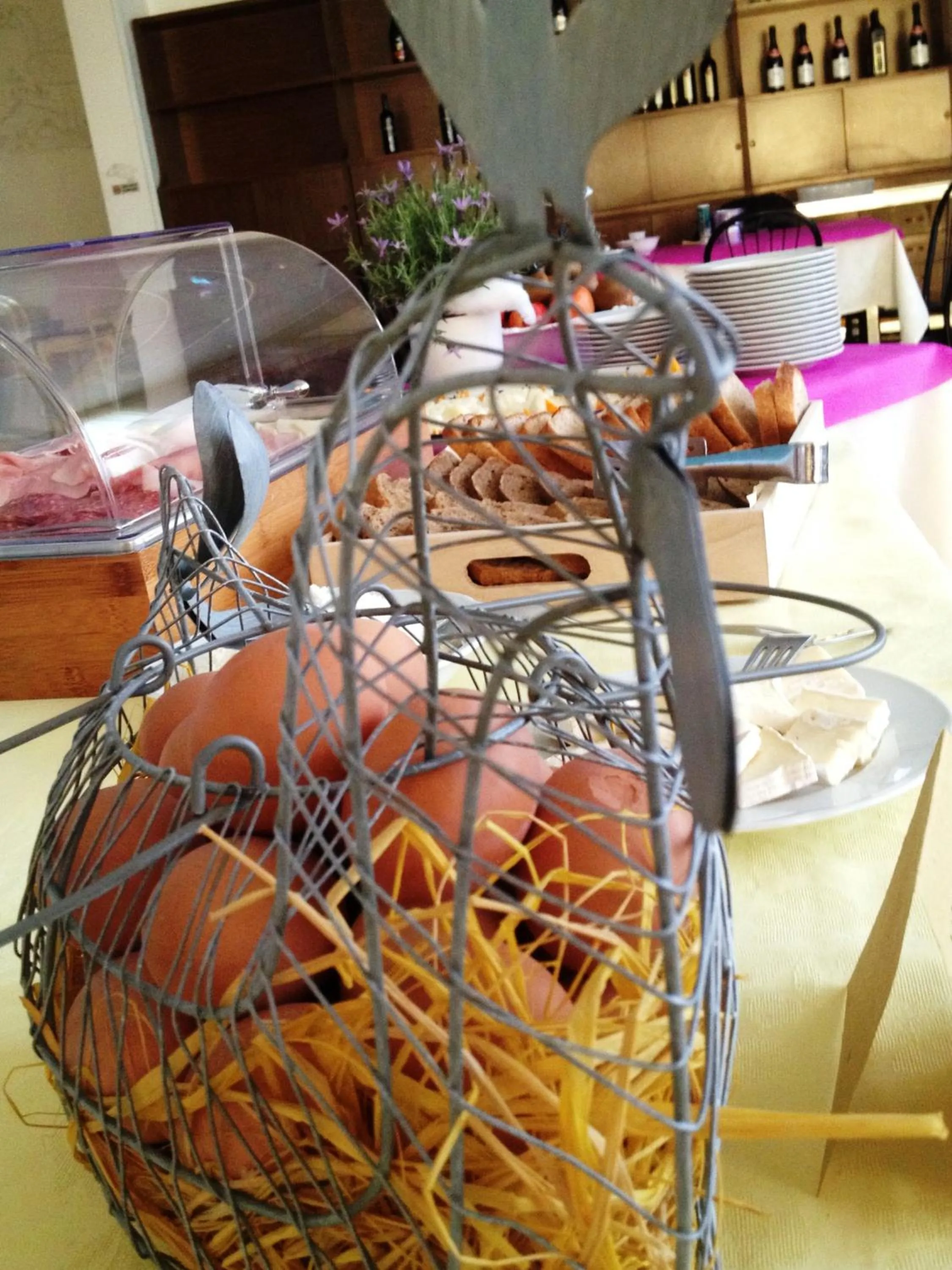 Buffet breakfast in Hotel Lux