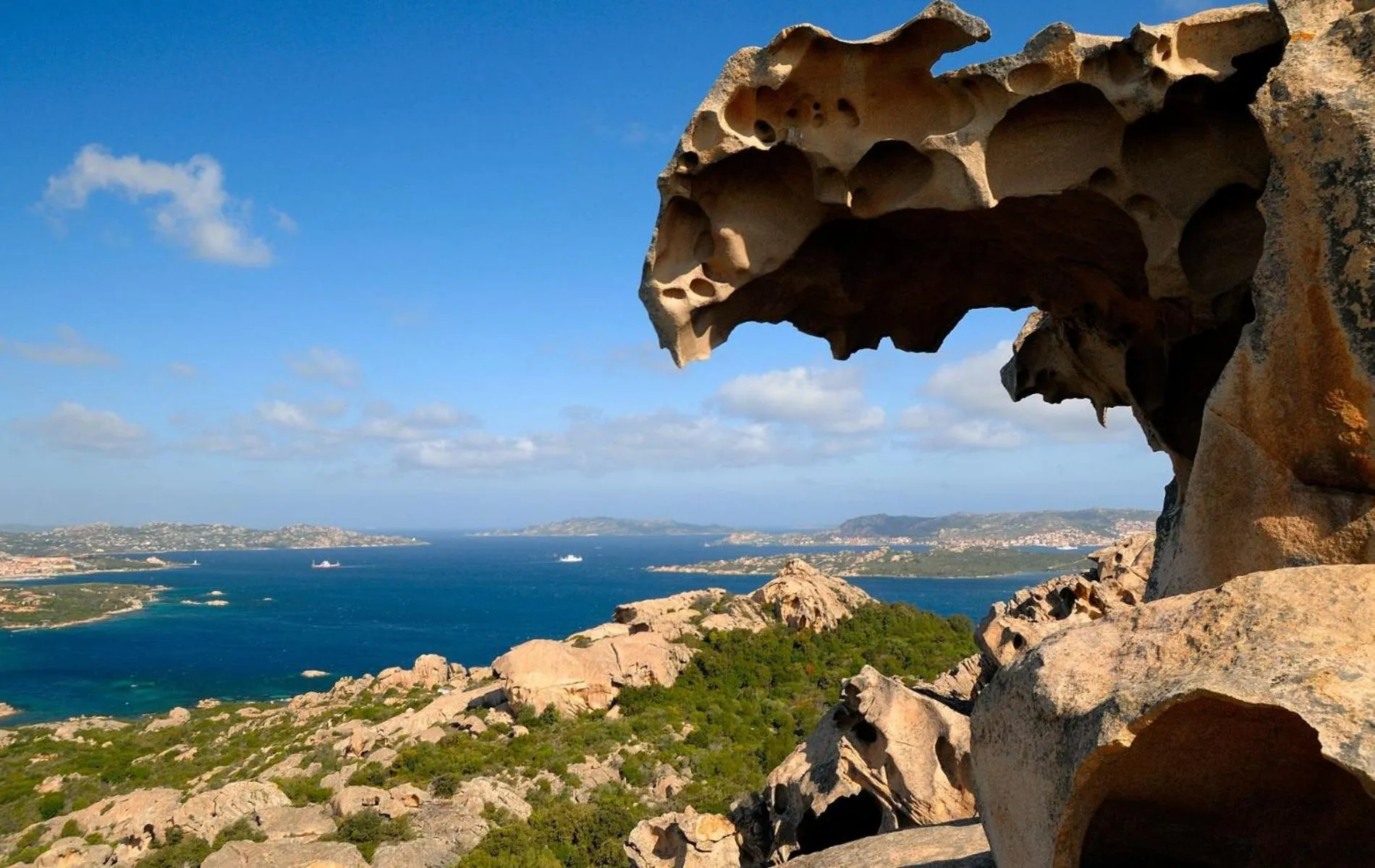 Natural landscape in Camping Village Capo D'Orso