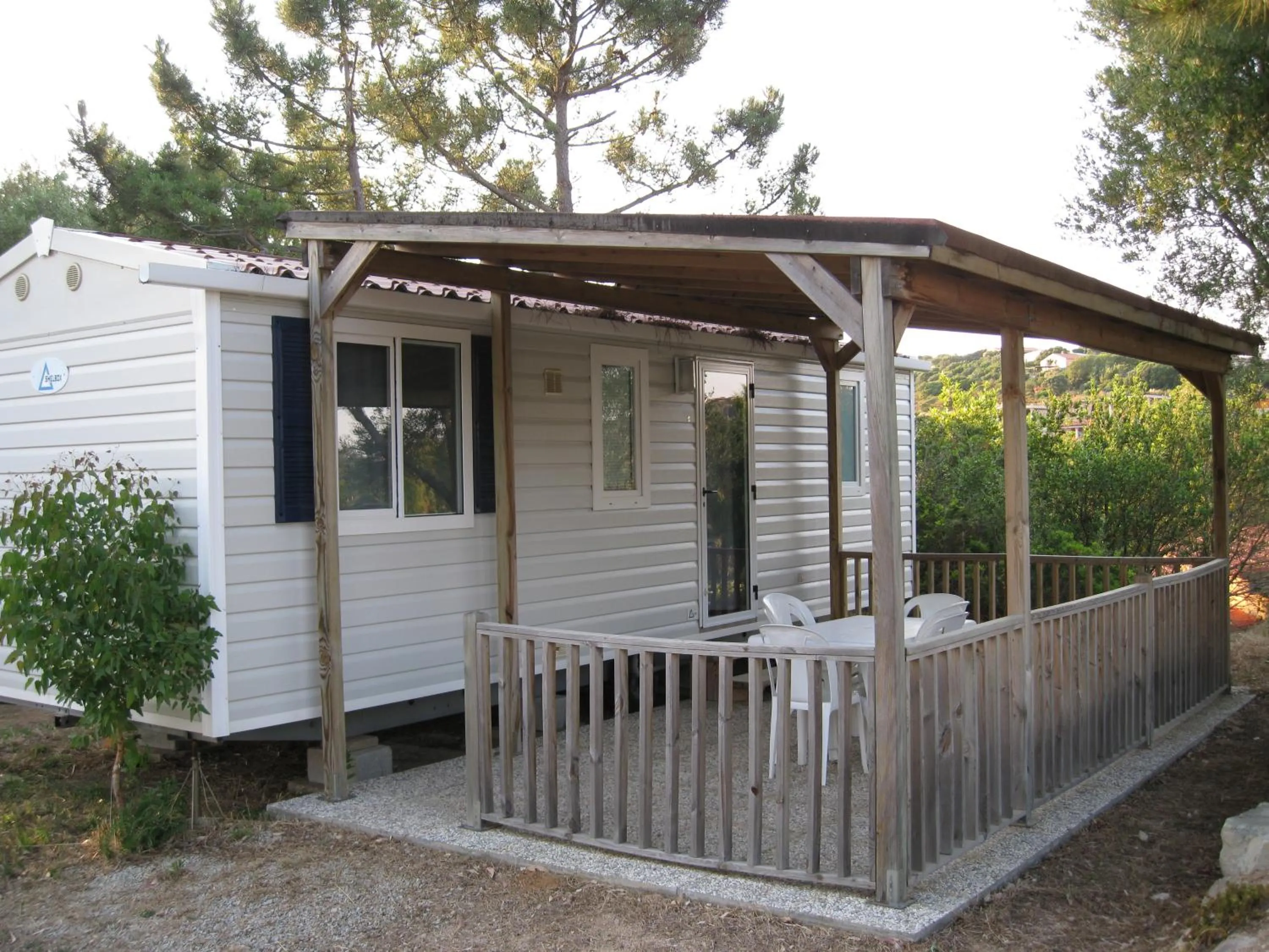 Patio in Camping Village Capo D'Orso